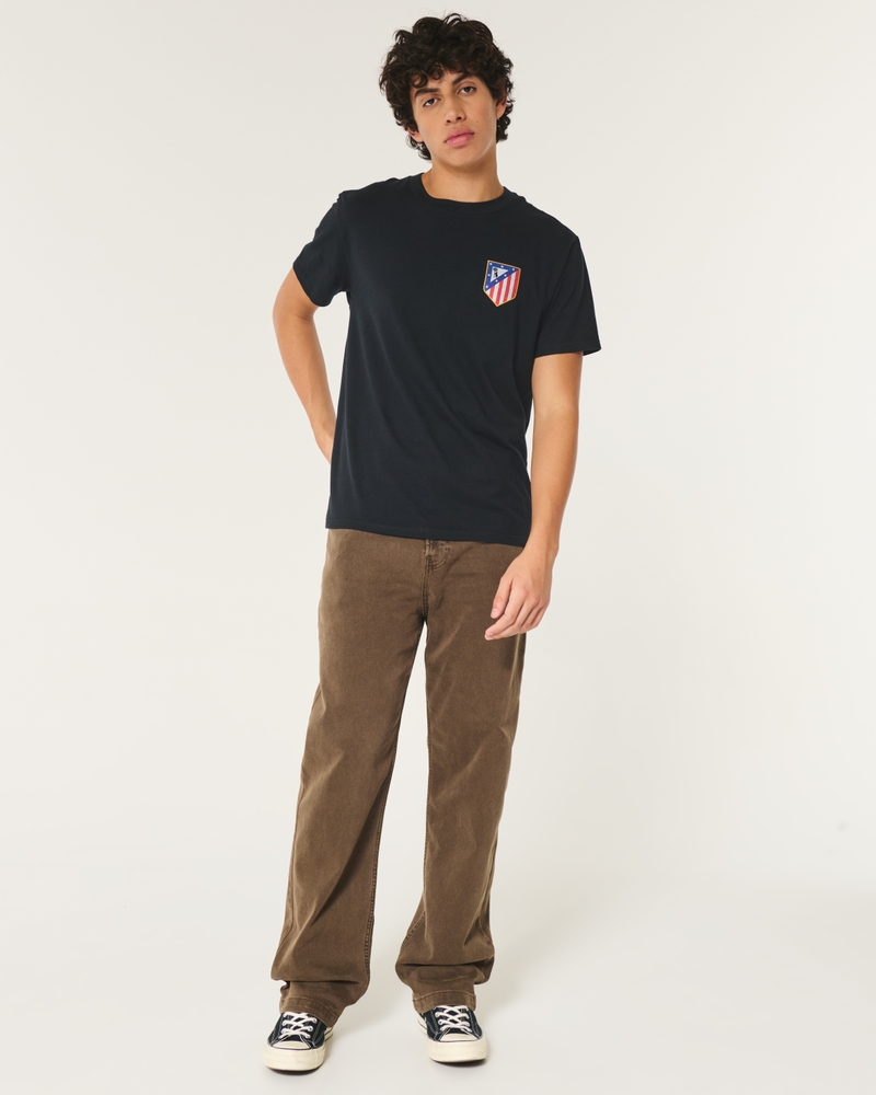 Relaxed Atlético de Madrid Graphic Tee