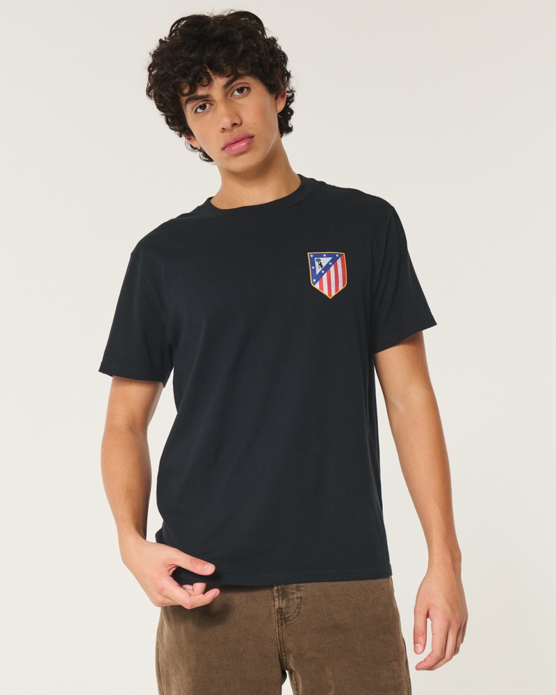 Relaxed Atlético de Madrid Graphic Tee