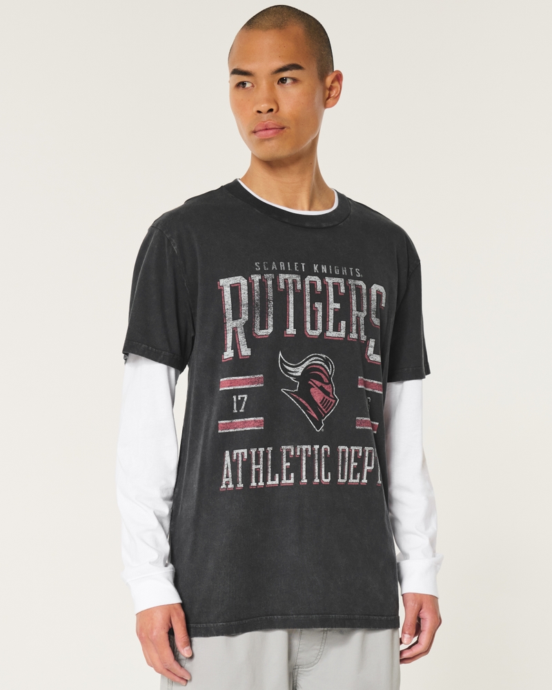 Relaxed Rutgers University Graphic Tee