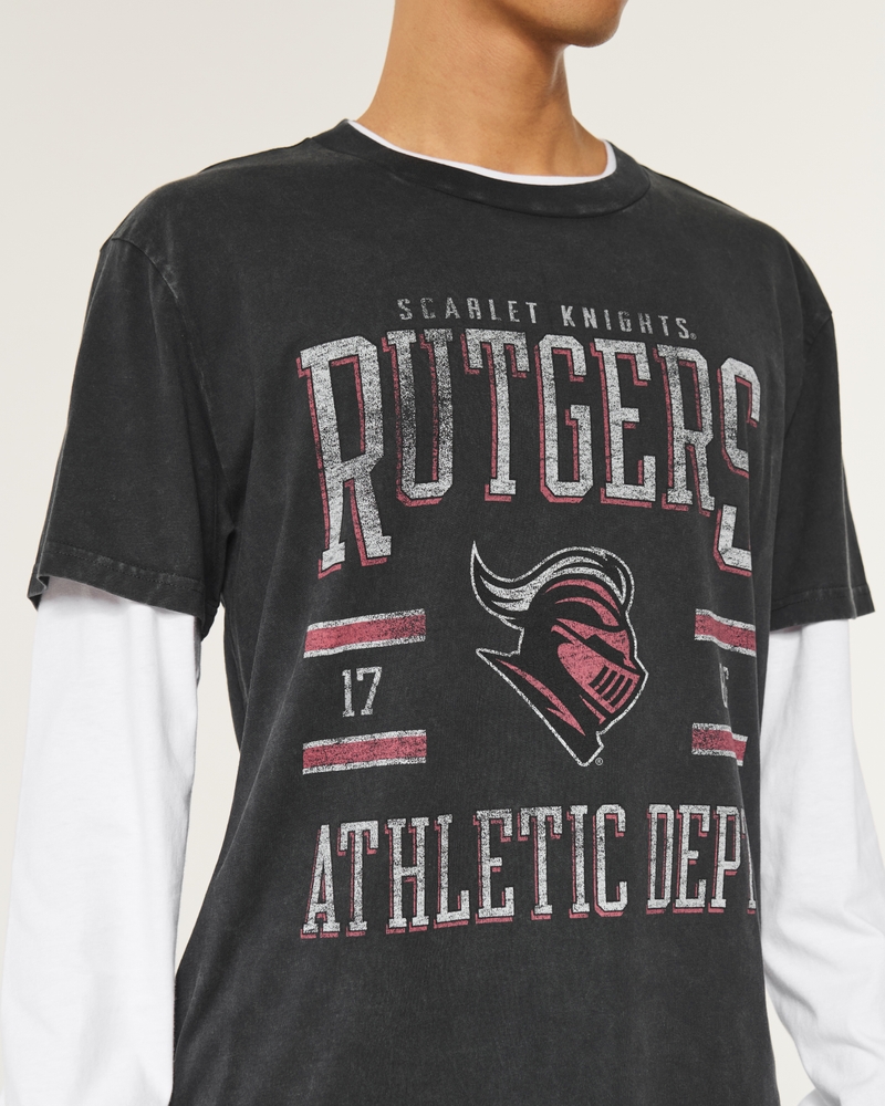 Relaxed Rutgers University Graphic Tee