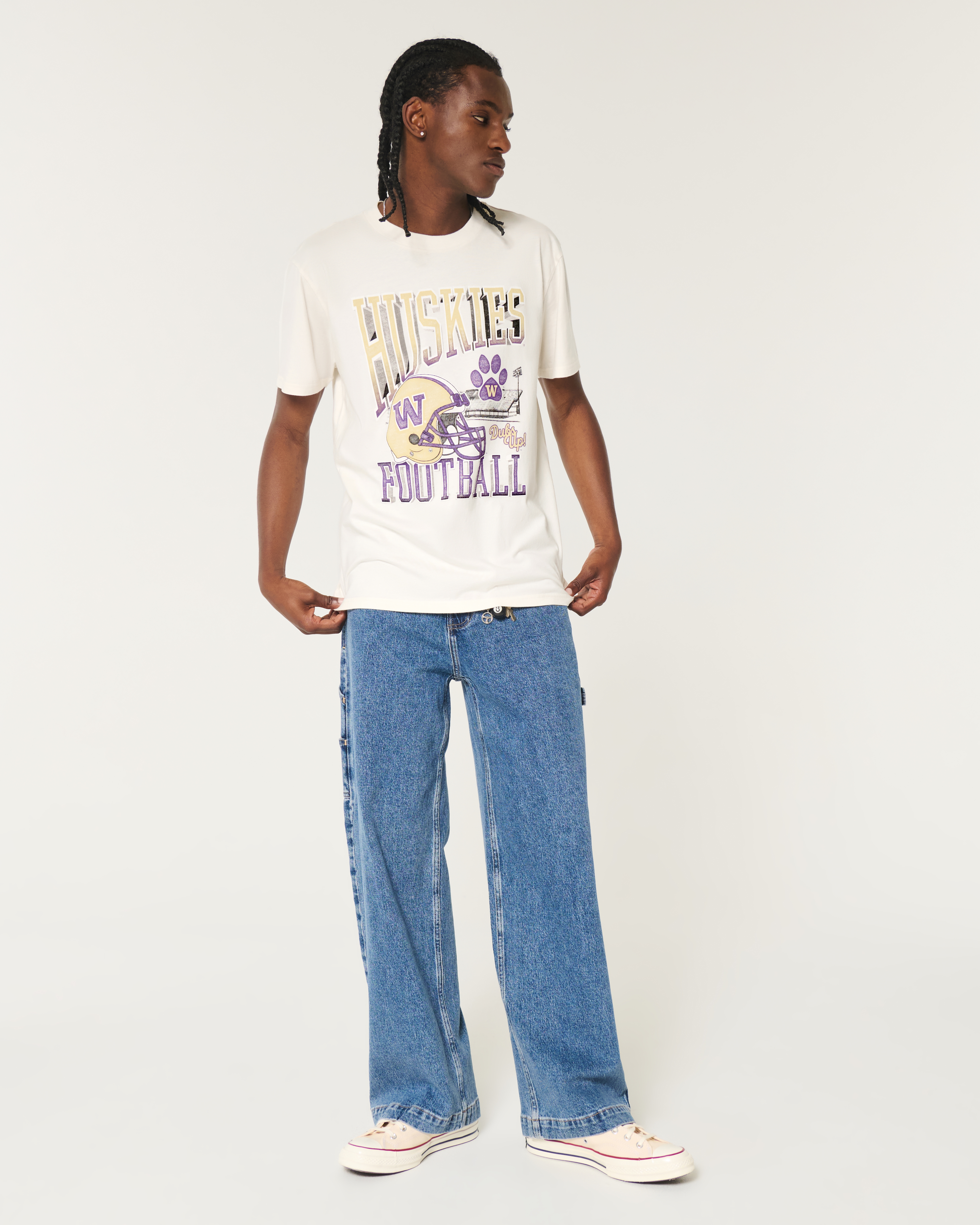 Relaxed University of Washington Huskies Graphic Tee