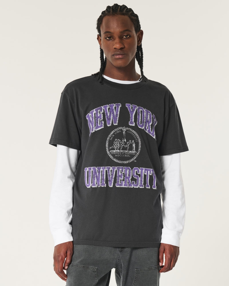 Relaxed New York University Graphic Tee