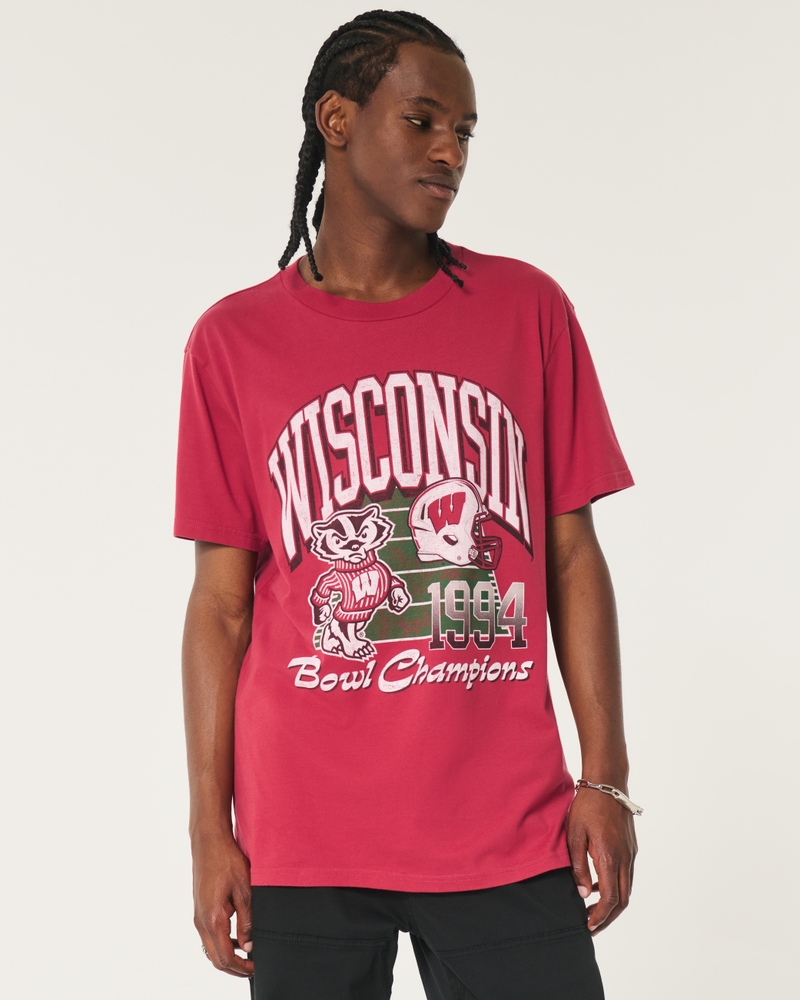 Relaxed Wisconsin Badgers Graphic Tee