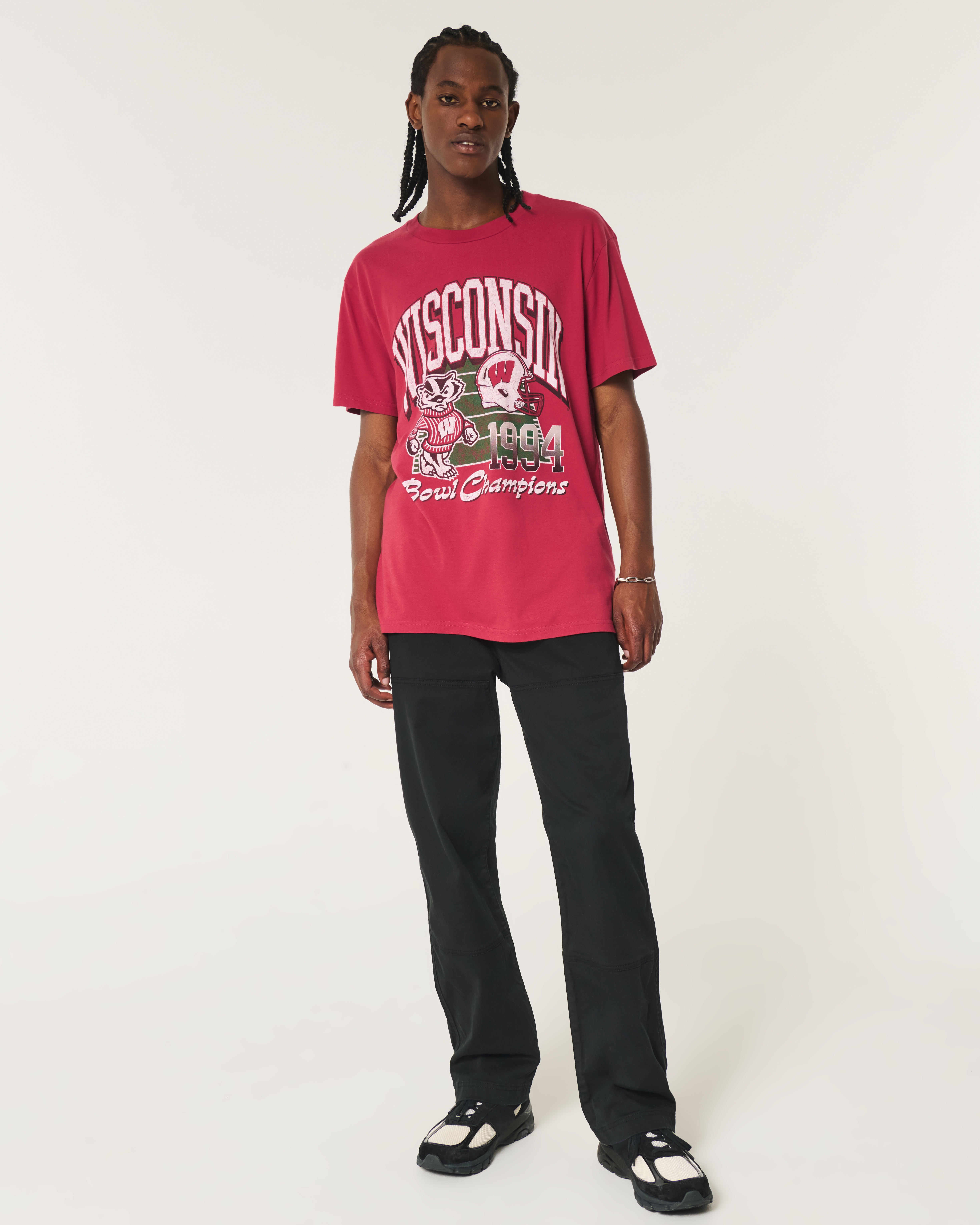 Relaxed Wisconsin Badgers Graphic Tee