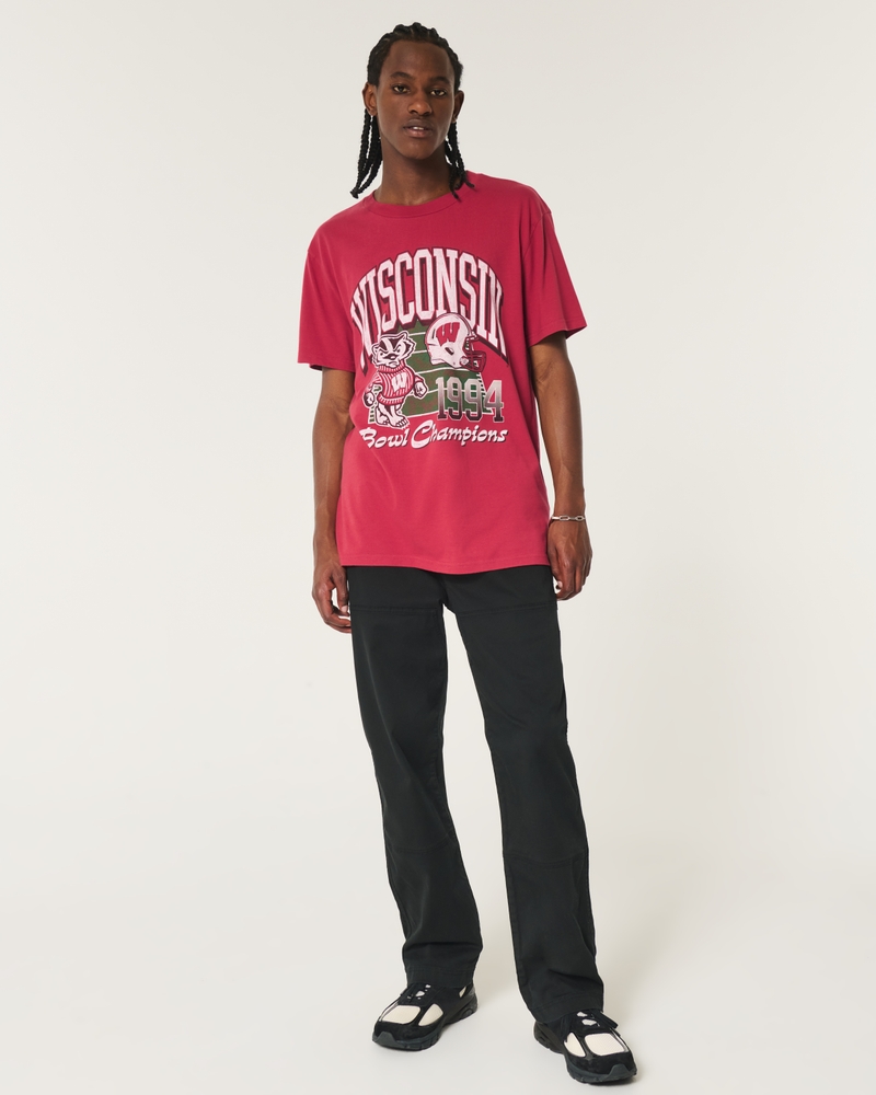 Relaxed Wisconsin Badgers Graphic Tee