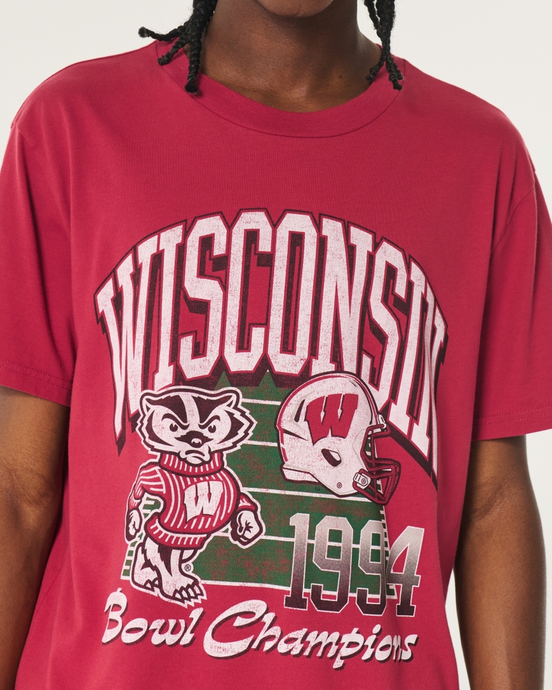 Relaxed Wisconsin Badgers Graphic Tee