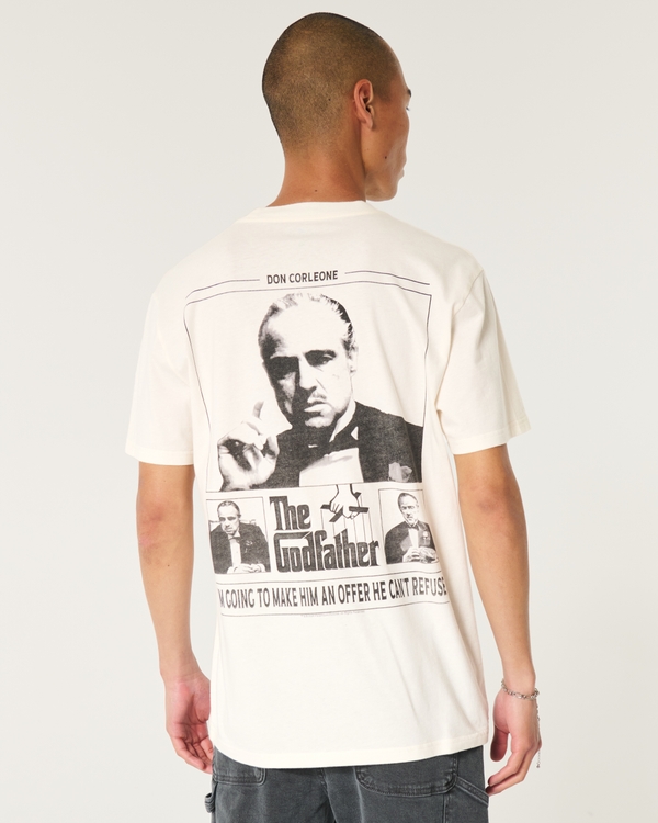 Relaxed The Godfather Graphic Tee, Cream