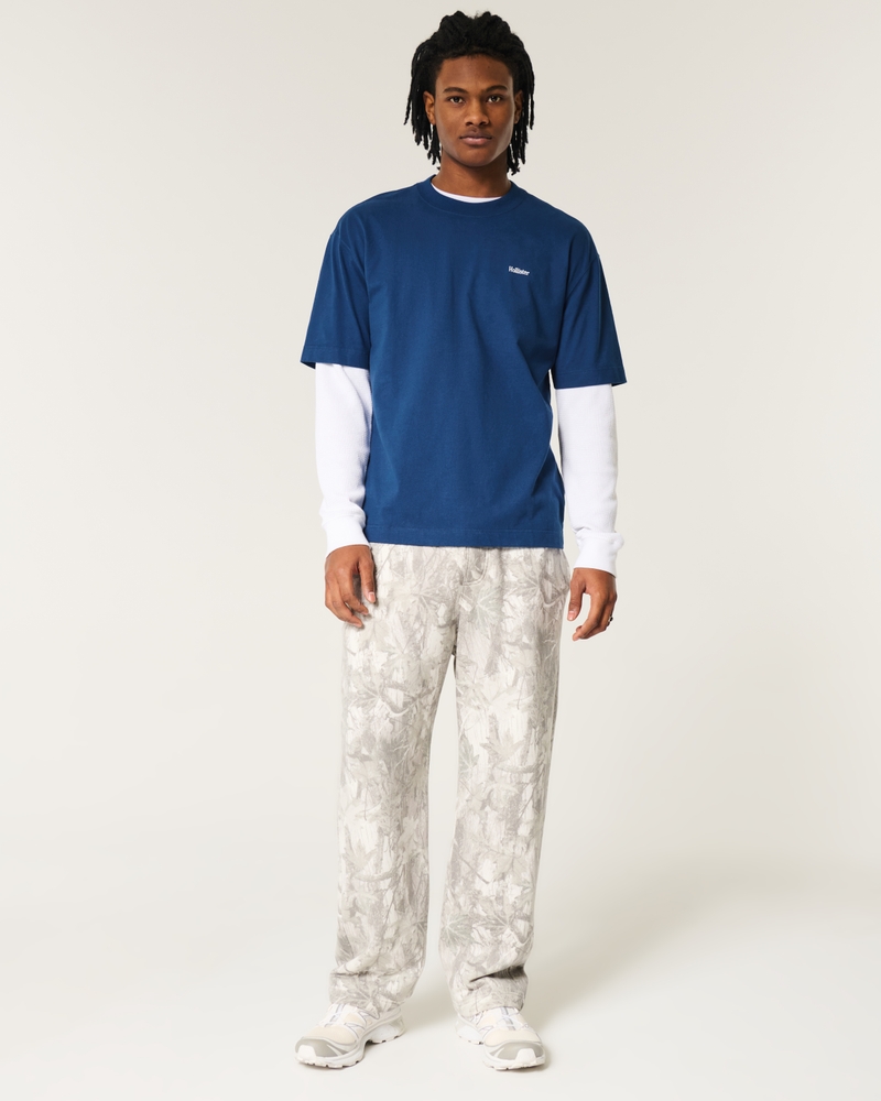 Boxy Heavyweight Logo Crew T-Shirt