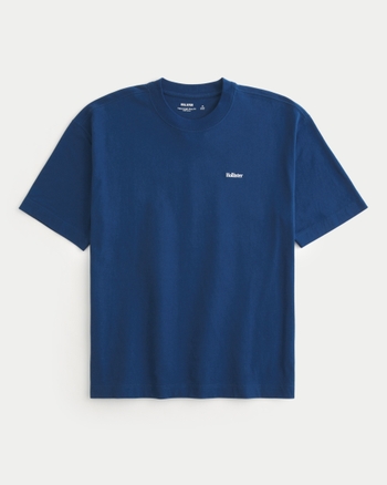 Hollister box logo tee outlet