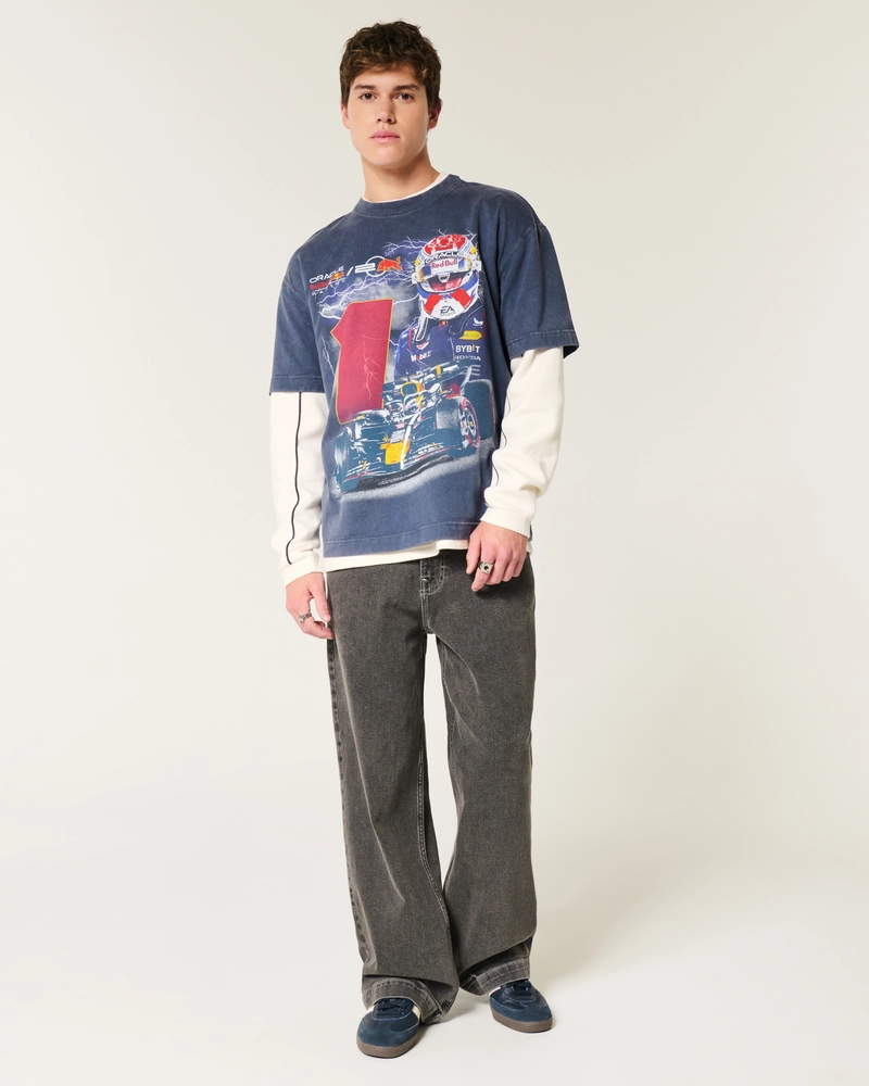 Boxy Heavyweight Oracle Red Bull Racing Graphic Tee