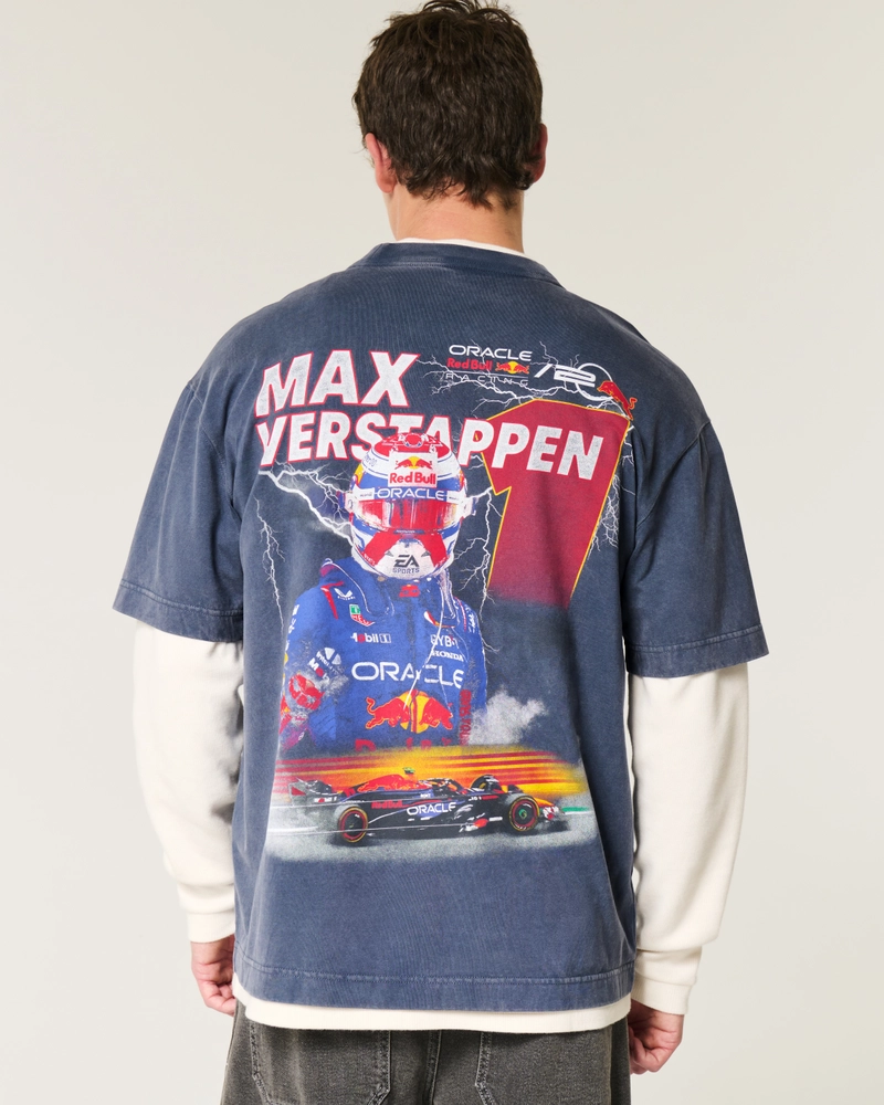 Boxy Heavyweight Oracle Red Bull Racing Graphic Tee