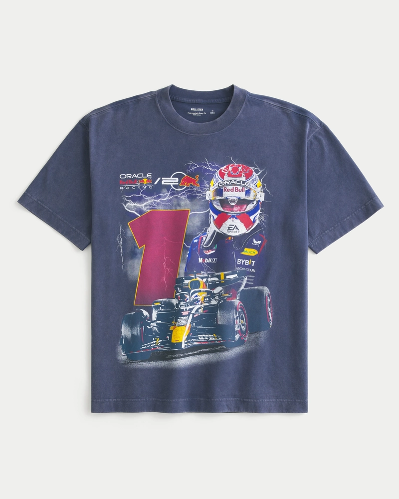 Boxy Heavyweight Oracle Red Bull Racing Graphic Tee