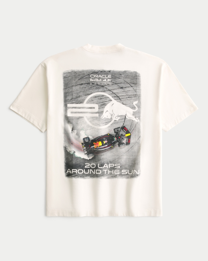 当季大流行 Men's Tee Graphic Racing Bull Red Oracle Heavyweight Boxy Tシャツ(半袖/袖なし)