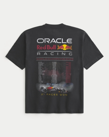 Men s boxy heavyweight oracle red bull racing graphic tee men s tops
