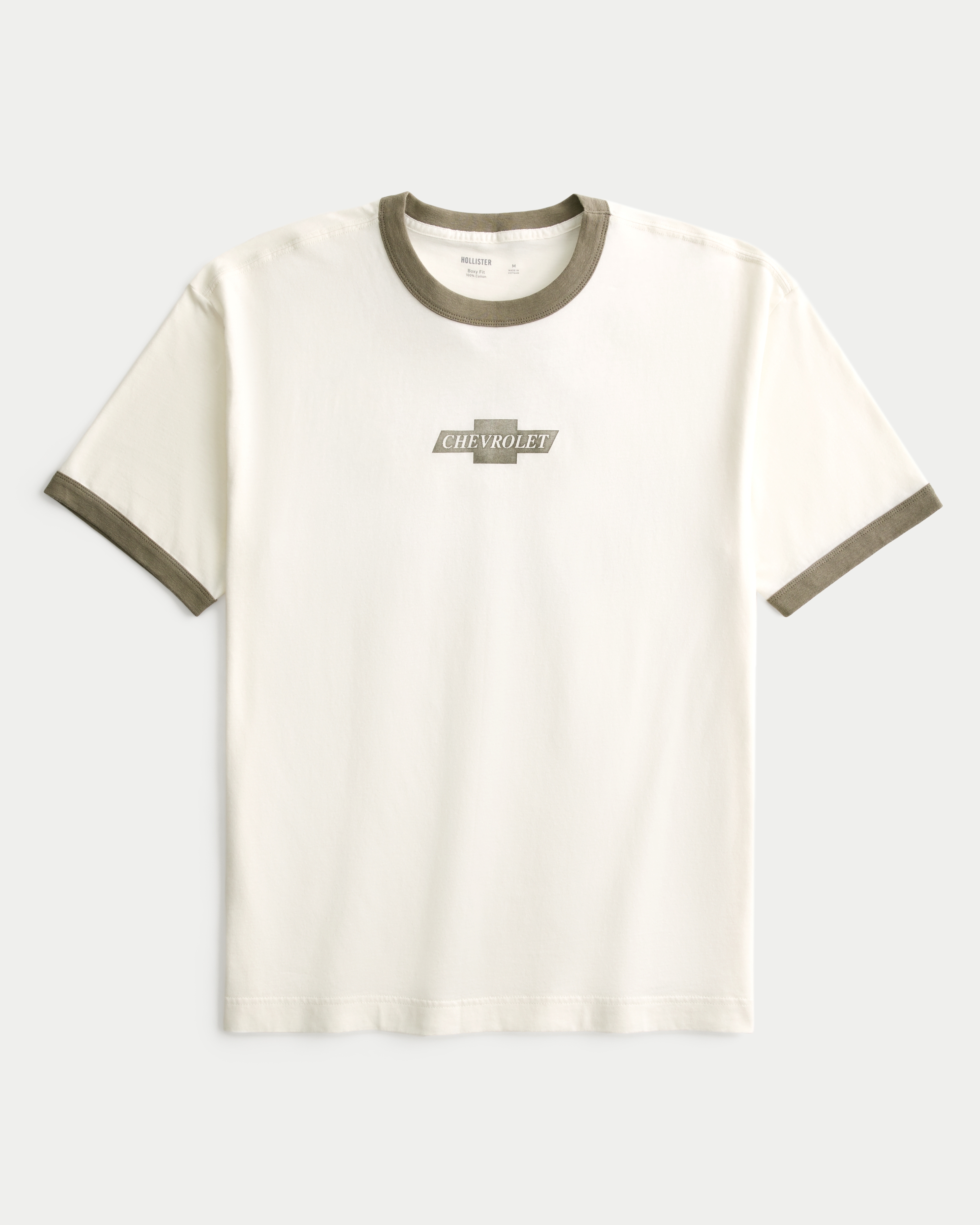 Boxy Chevy Silverado Graphic Ringer Tee