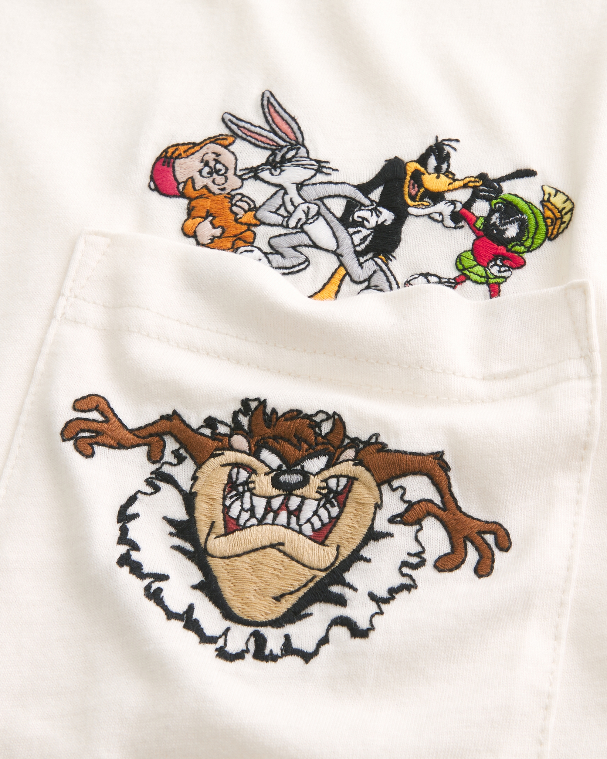 Relaxed Looney Tunes Graphic Pocket Tee