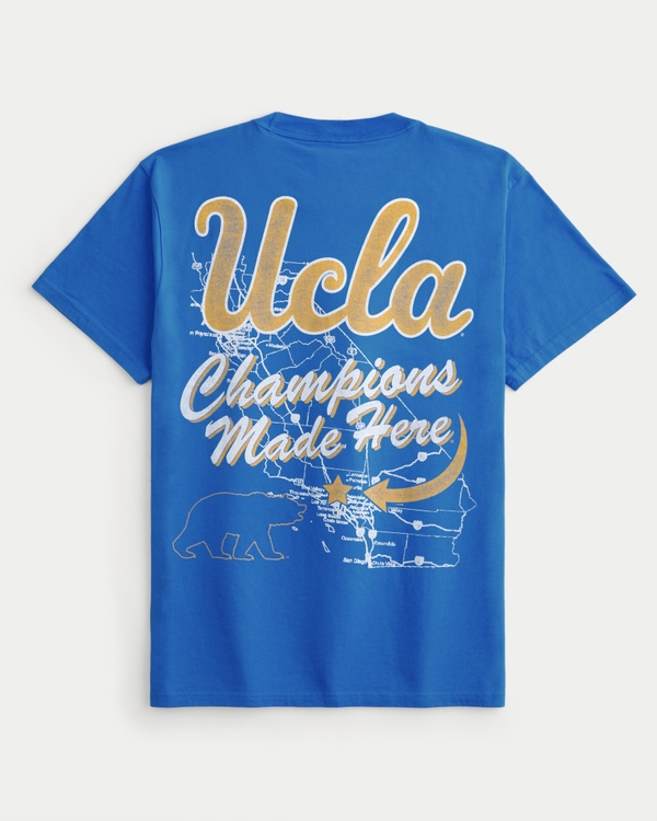 Relaxed UCLA Bruins Graphic Tee, Light Blue