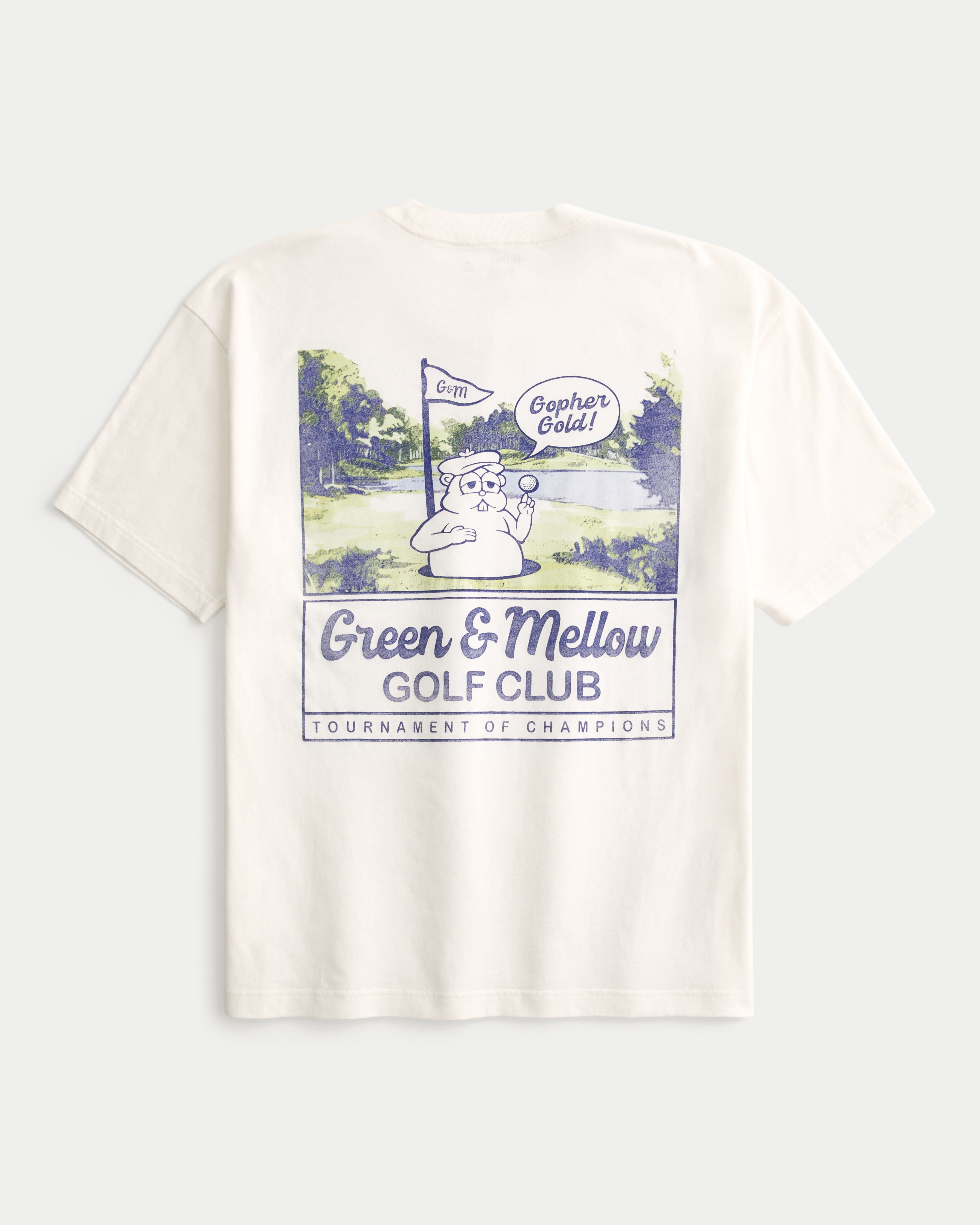 Boxy Green & Mellow Golf Club Graphic Tee