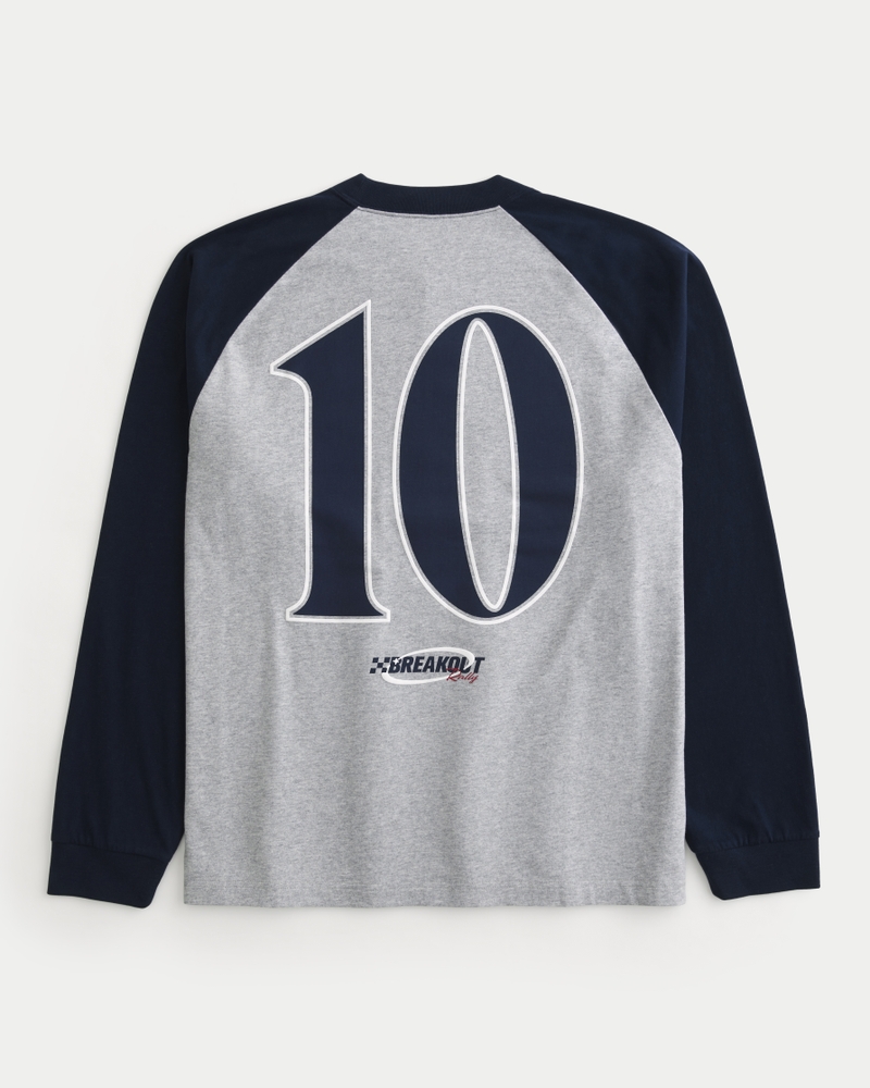 Men's Boxy Heavyweight Racing Logo Graphic Tee | Men's Sale