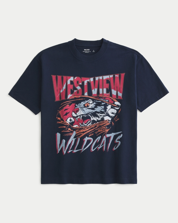 ★Hollister.co★ヘビーウェイトHot WheelsグラフィックTシャツ Hollister Boxy Heavyweight Hot Wheels Graphic Tee | Arden Fair