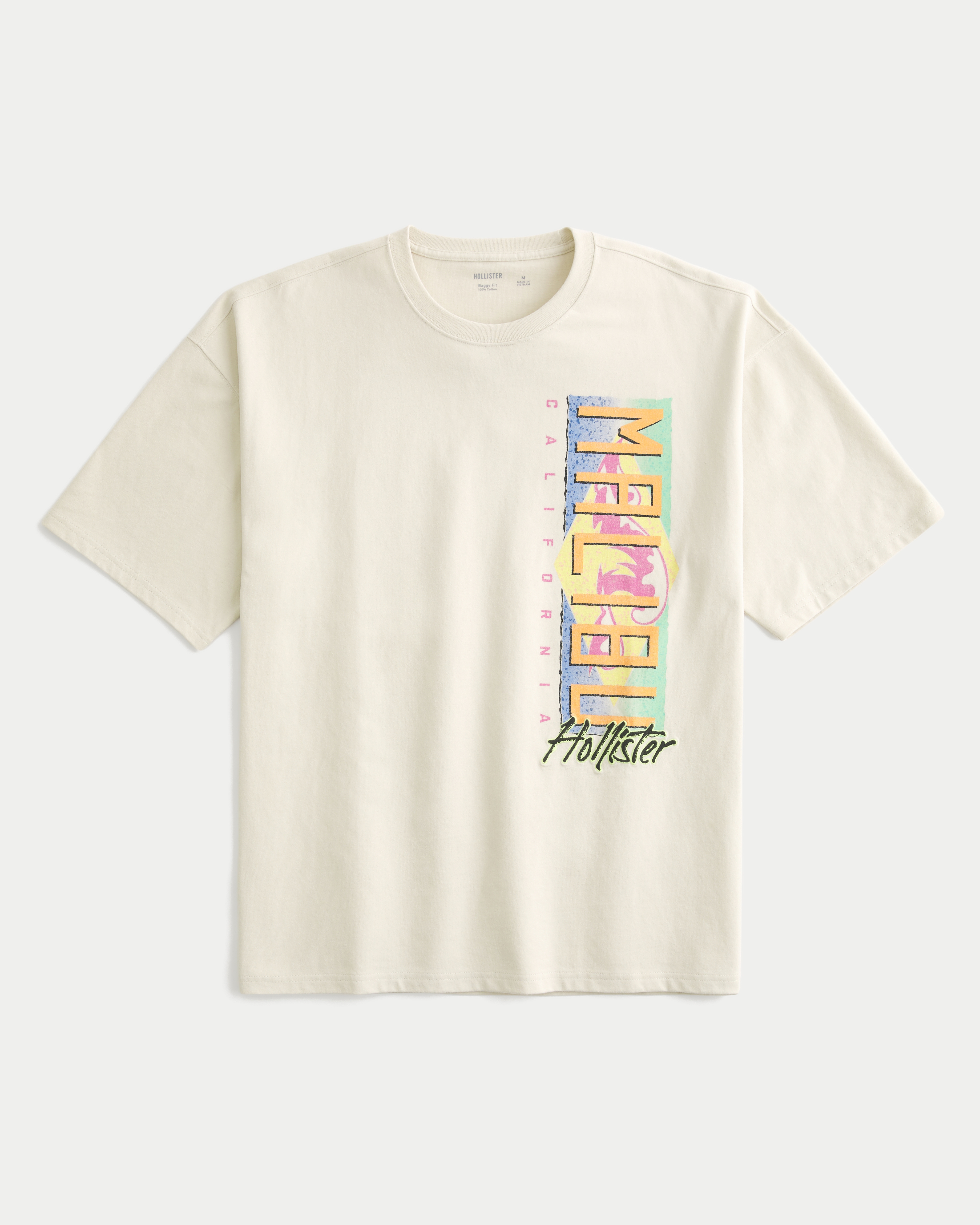 Hollister★半袖 クルーネック バギー グラフィック Tシャツ メンズ バギー ロゴグラフィックTシャツ | メンズ トップス