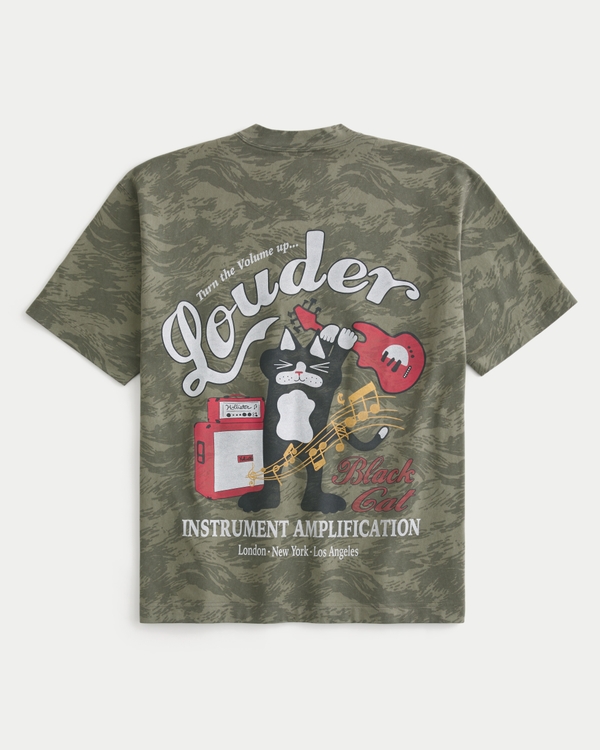Hollister Co. オラクル 5色 柄Tシャツ ユニセックス メンズ グラフィックTシャツ | Hollister Co.