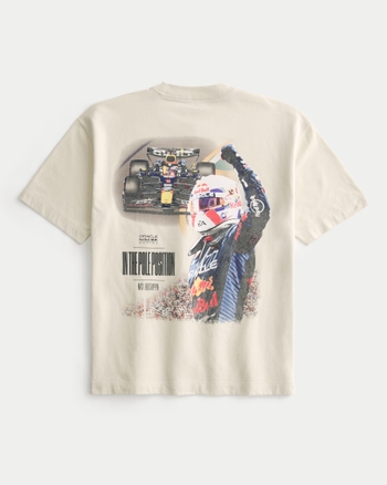 Men's Boxy Heavyweight Oracle Red Bull Racing Graphic Tee | Men's ...