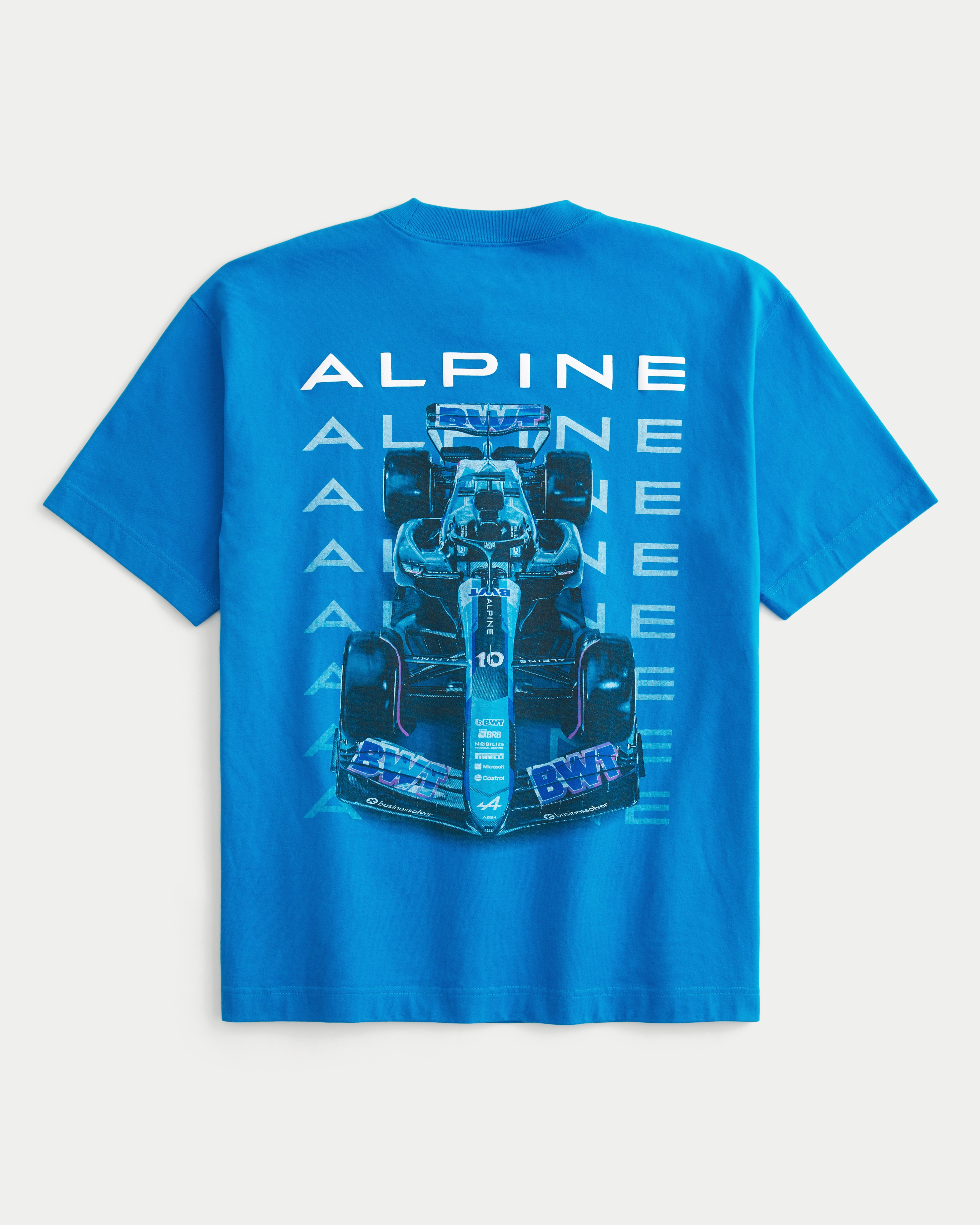 Boxy Heavyweight BWT Alpine F1 Team Graphic Tee