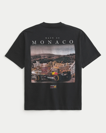 Men's Boxy Heavyweight Oracle Red Bull Racing Graphic Tee | Men's Graphics Shop | HollisterCo.com