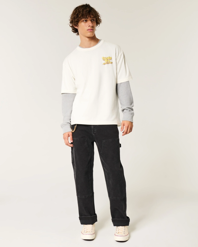 Boxy Scooby Doo Racing Graphic Tee