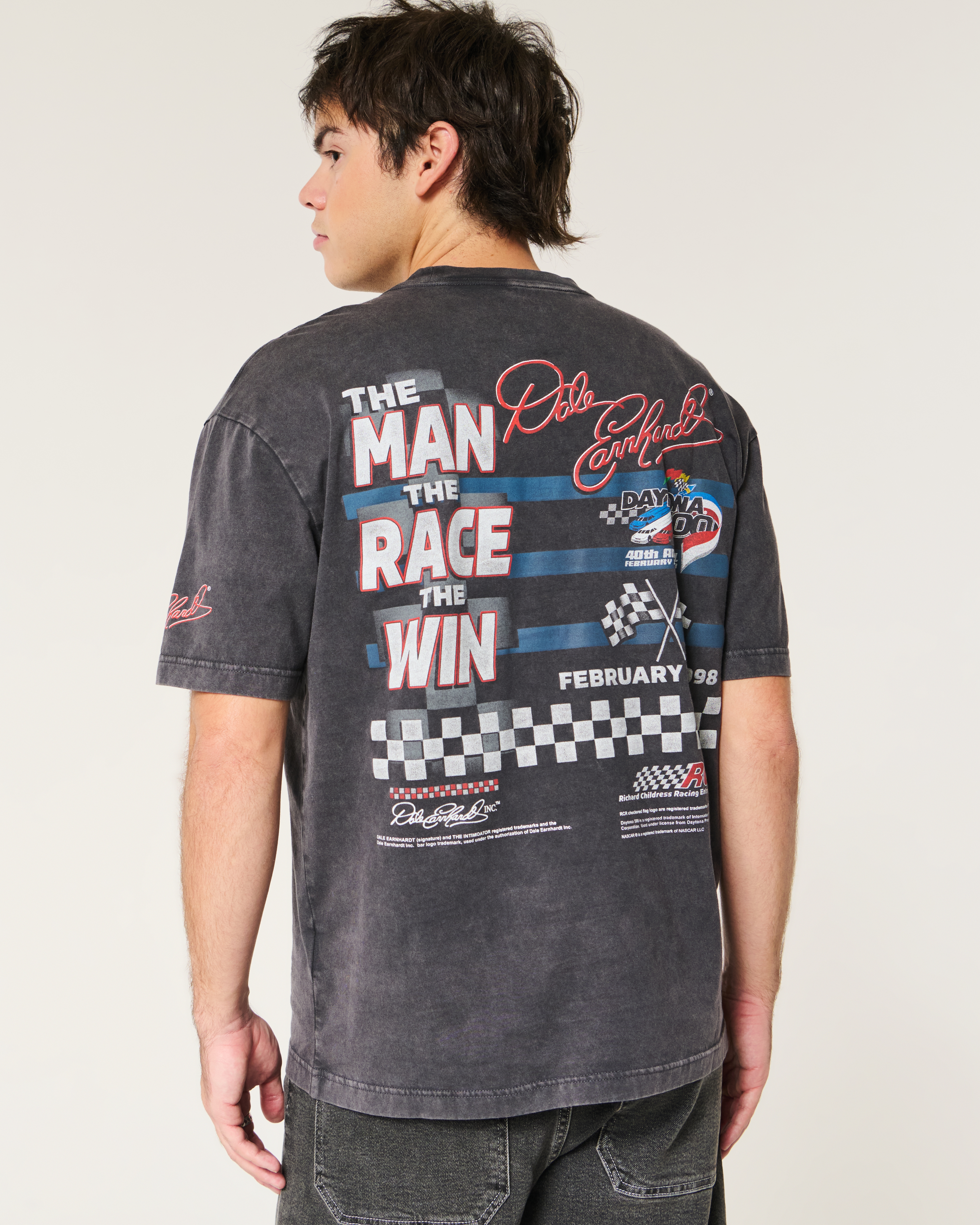 Boxy Dale Earnhardt NASCAR Graphic Tee