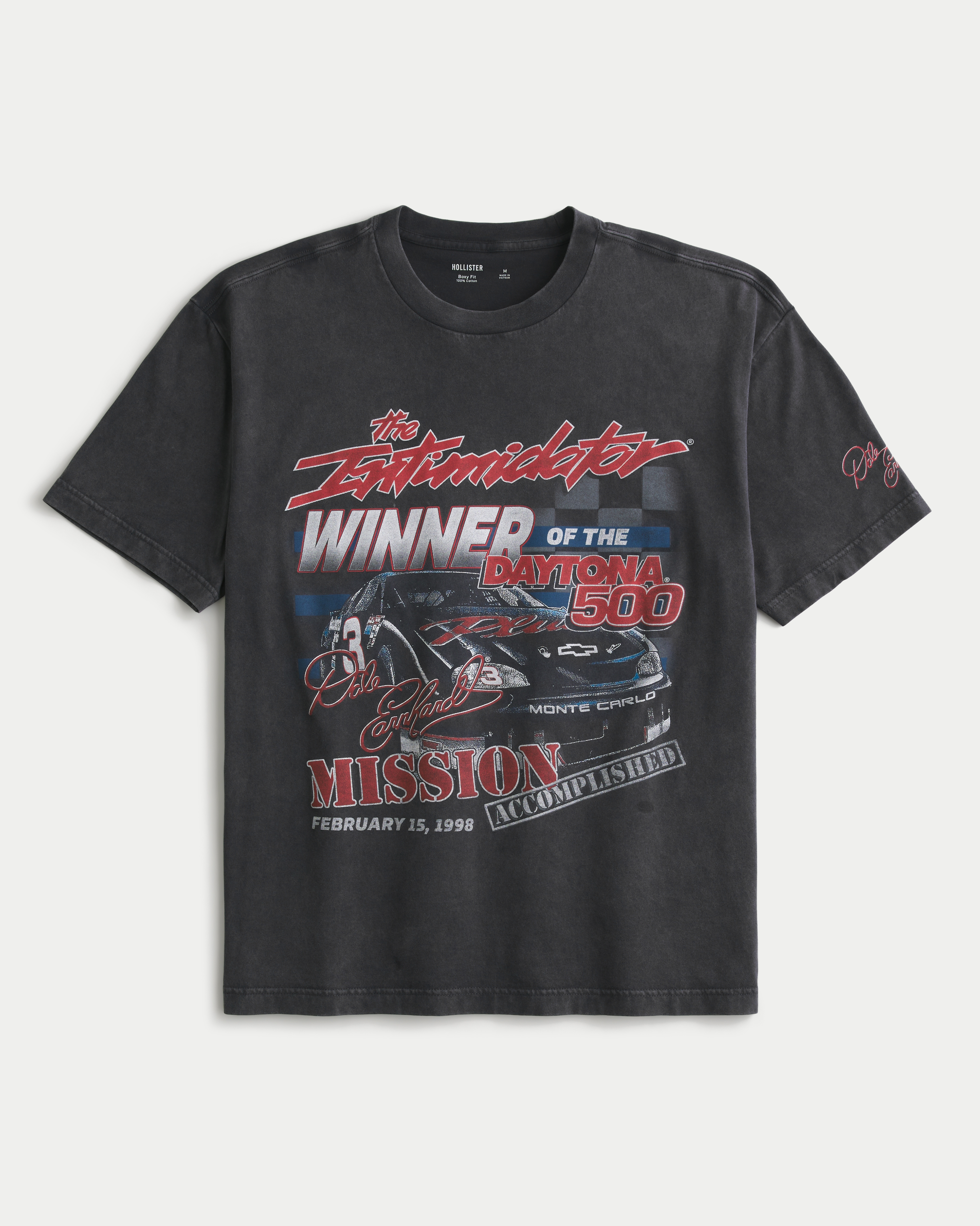 Boxy Dale Earnhardt NASCAR Graphic Tee