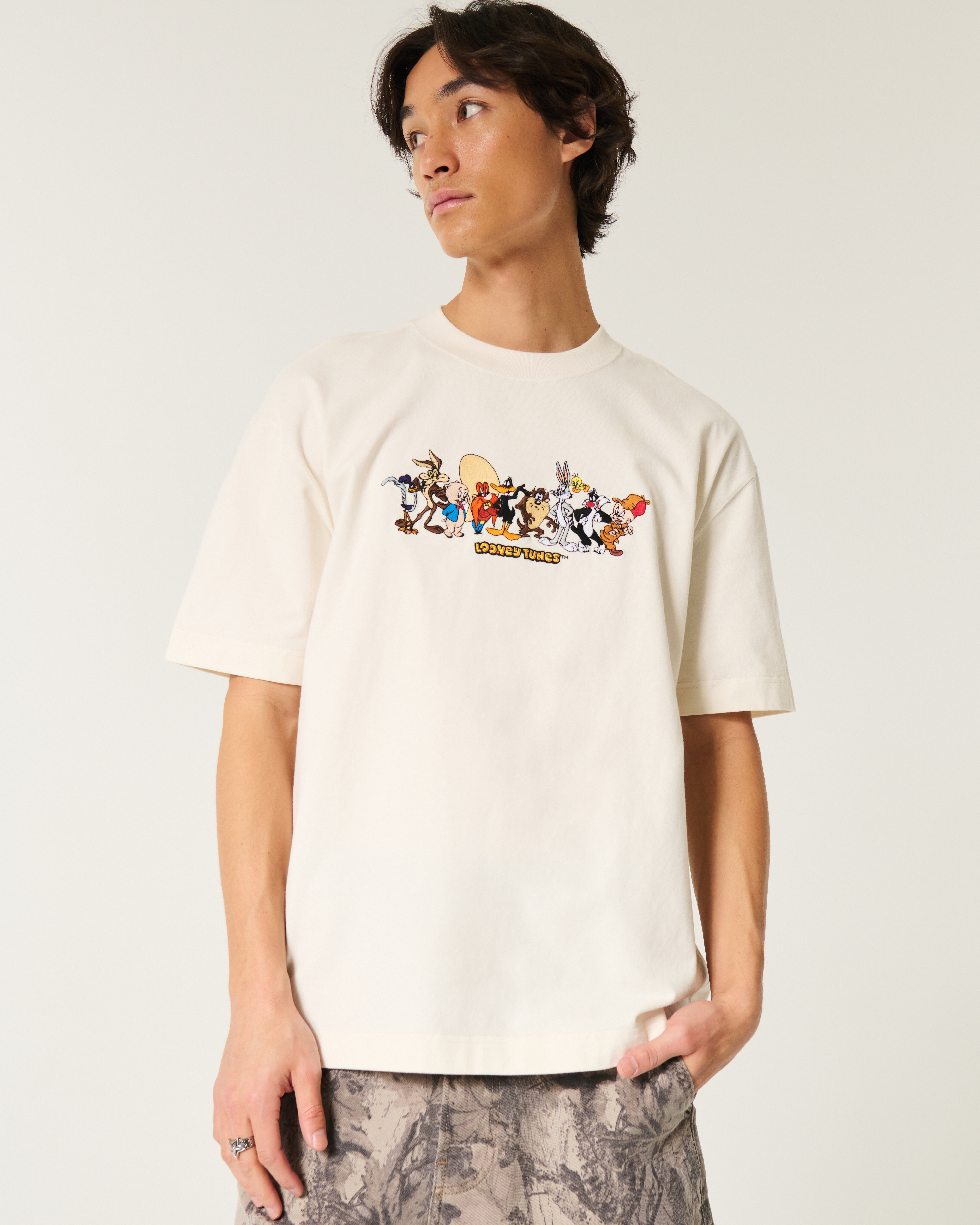 Boxy Heavyweight Looney Tunes Graphic Tee