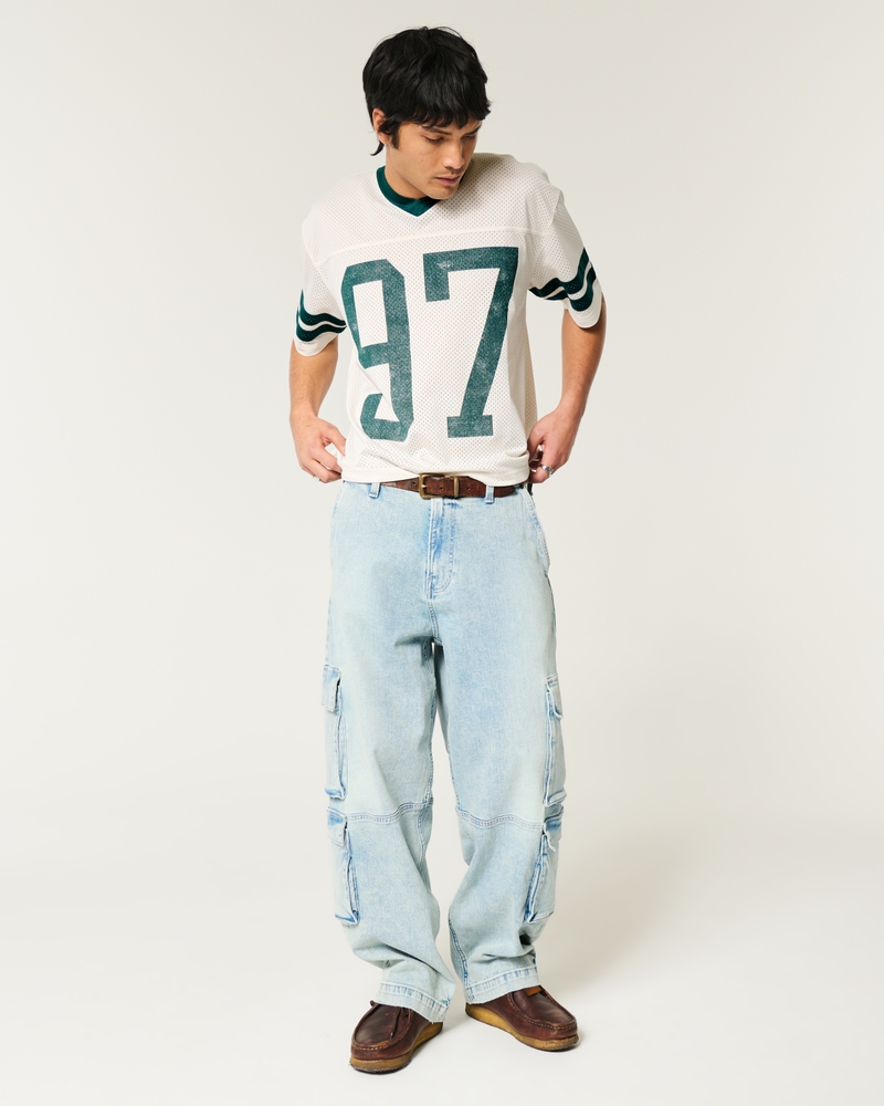 Boxy Crop Athletic Graphic Jersey