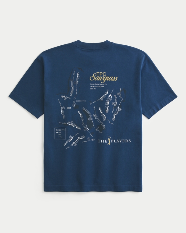 Boxy The Players Golf Graphic Tee, Faded Navy view 1