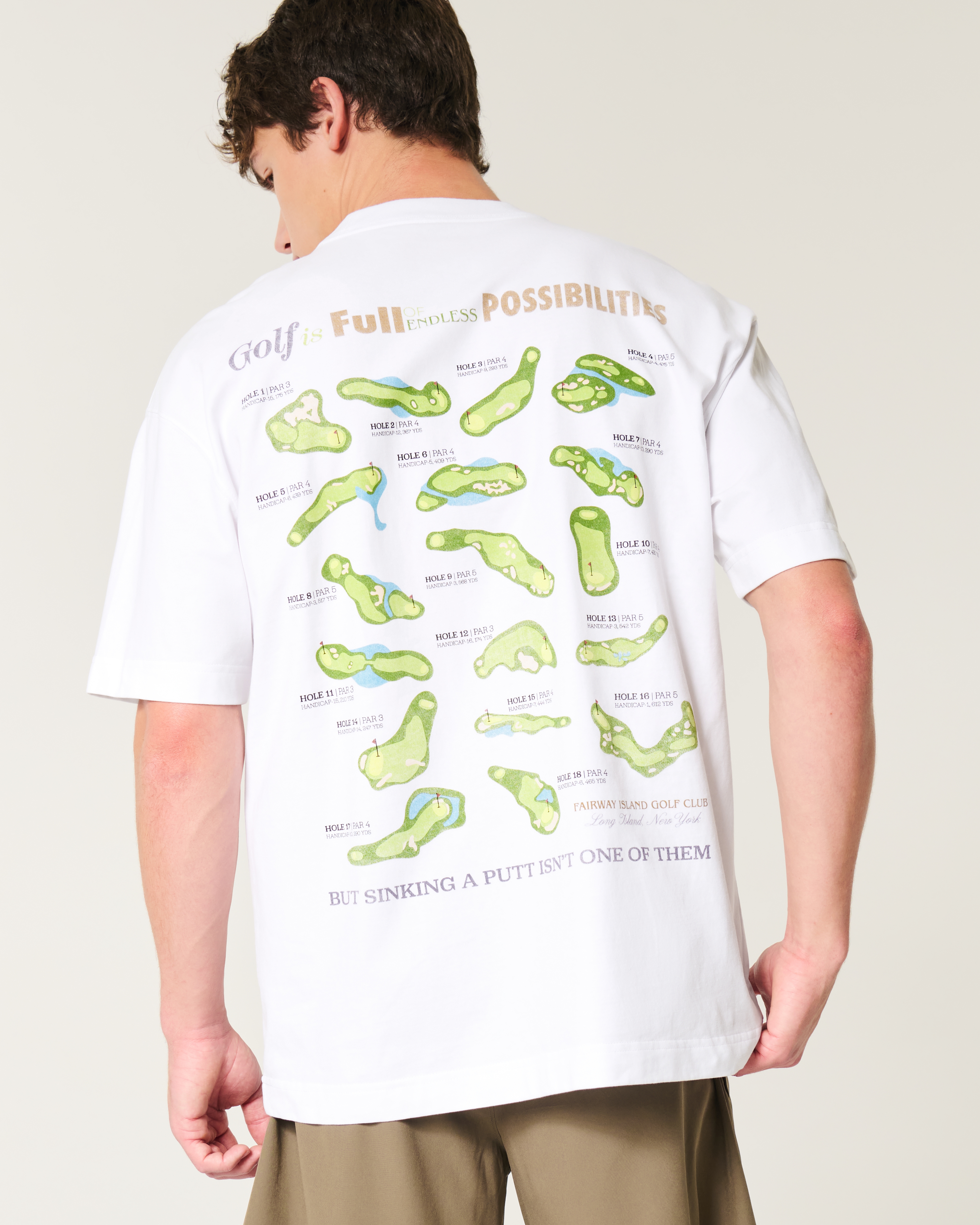 ★Hollister Co.★トゥイーティー ゴルフ グラフィック Tシャツ Men's Boxy Heavyweight Tweety Golf Graphic Tee | Men's Sale