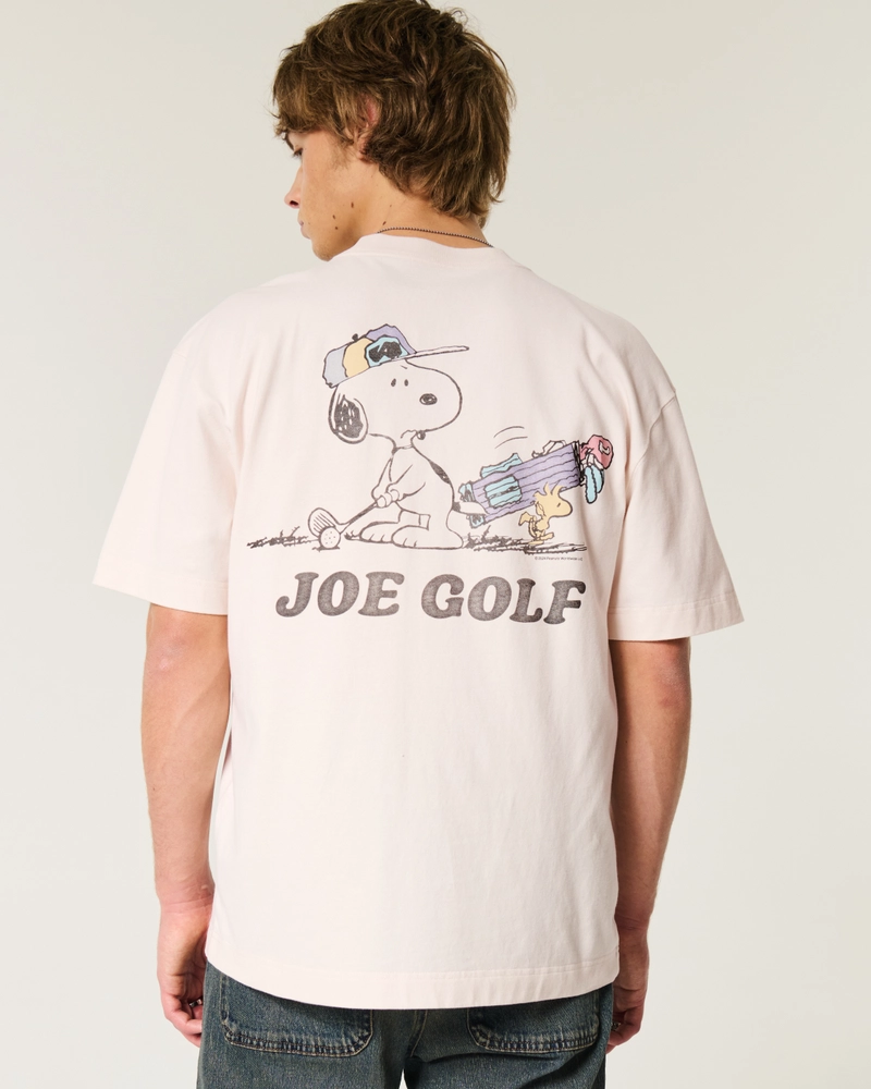 Boxy Heavyweight Snoopy Golf Graphic Tee