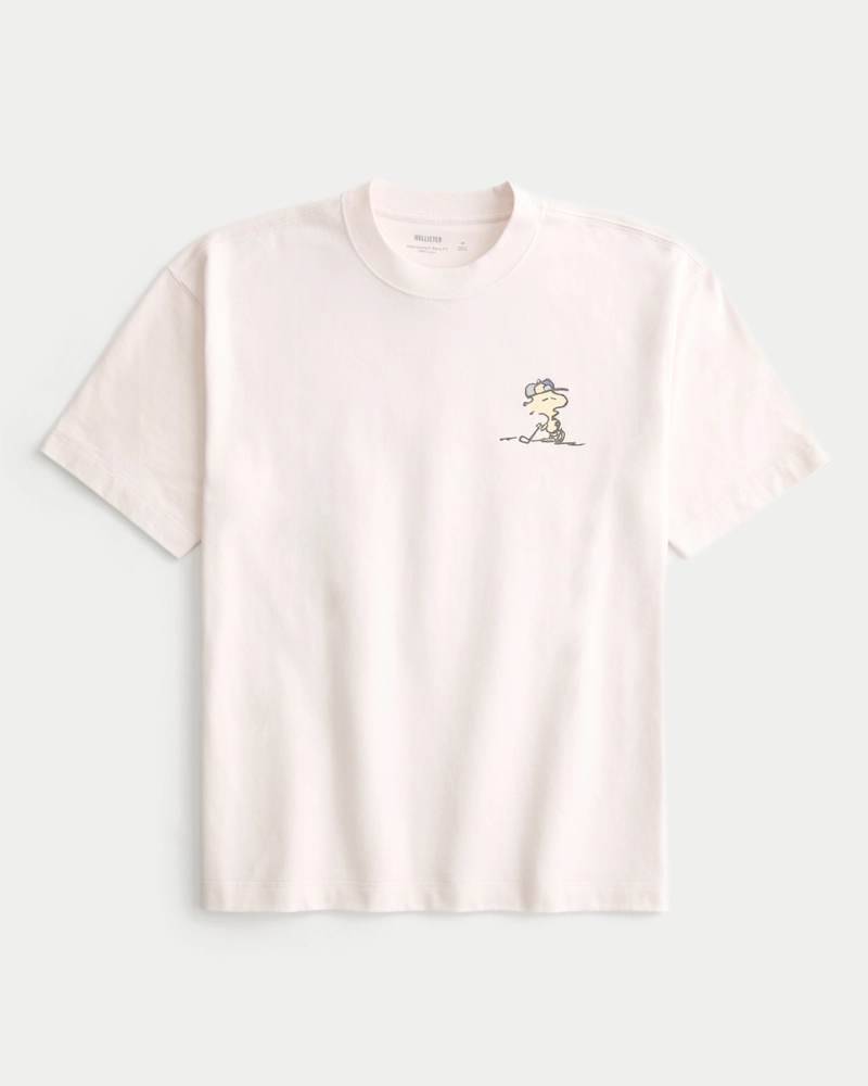 Boxy Heavyweight Snoopy Golf Graphic Tee