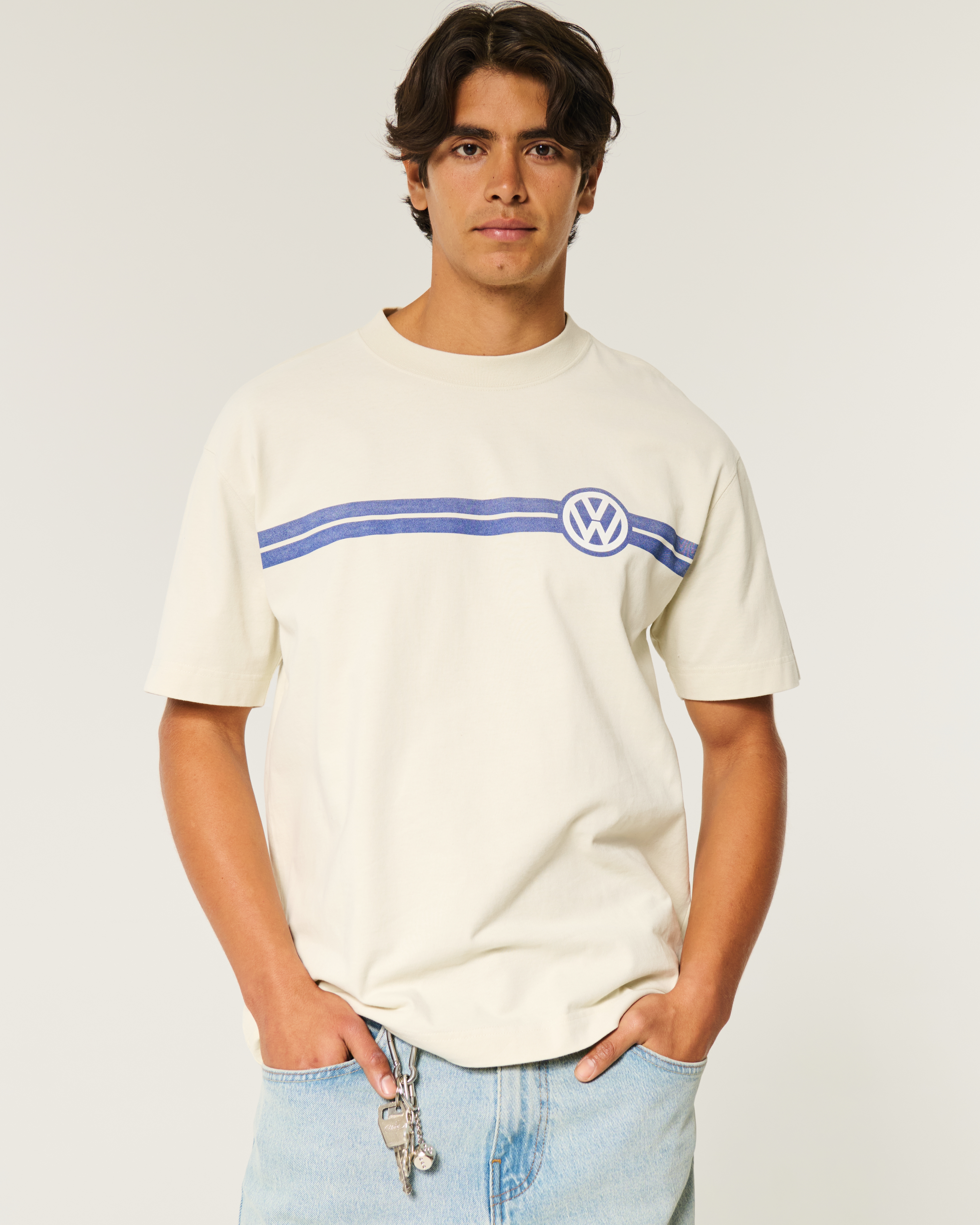 Boxy Heavyweight Volkswagen Racing Graphic Tee