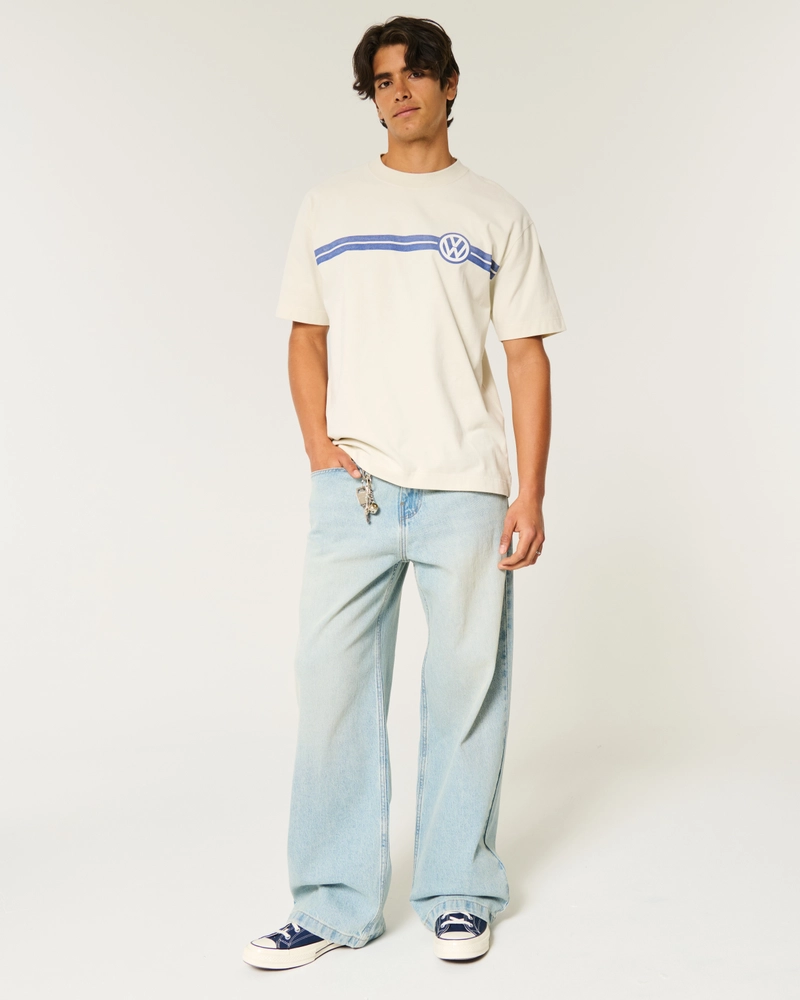 Boxy Heavyweight Volkswagen Racing Graphic Tee