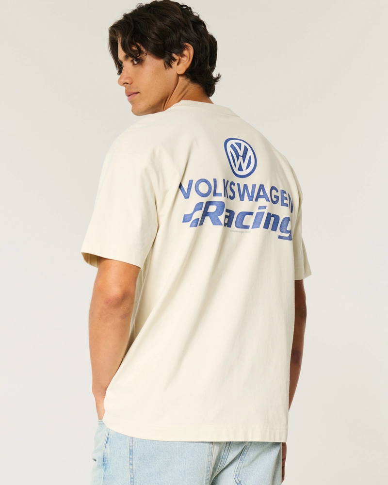 Boxy Heavyweight Volkswagen Racing Graphic Tee