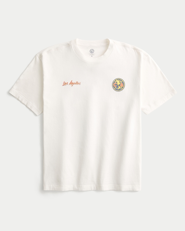 Club America Graphic Tee, Cream view 2