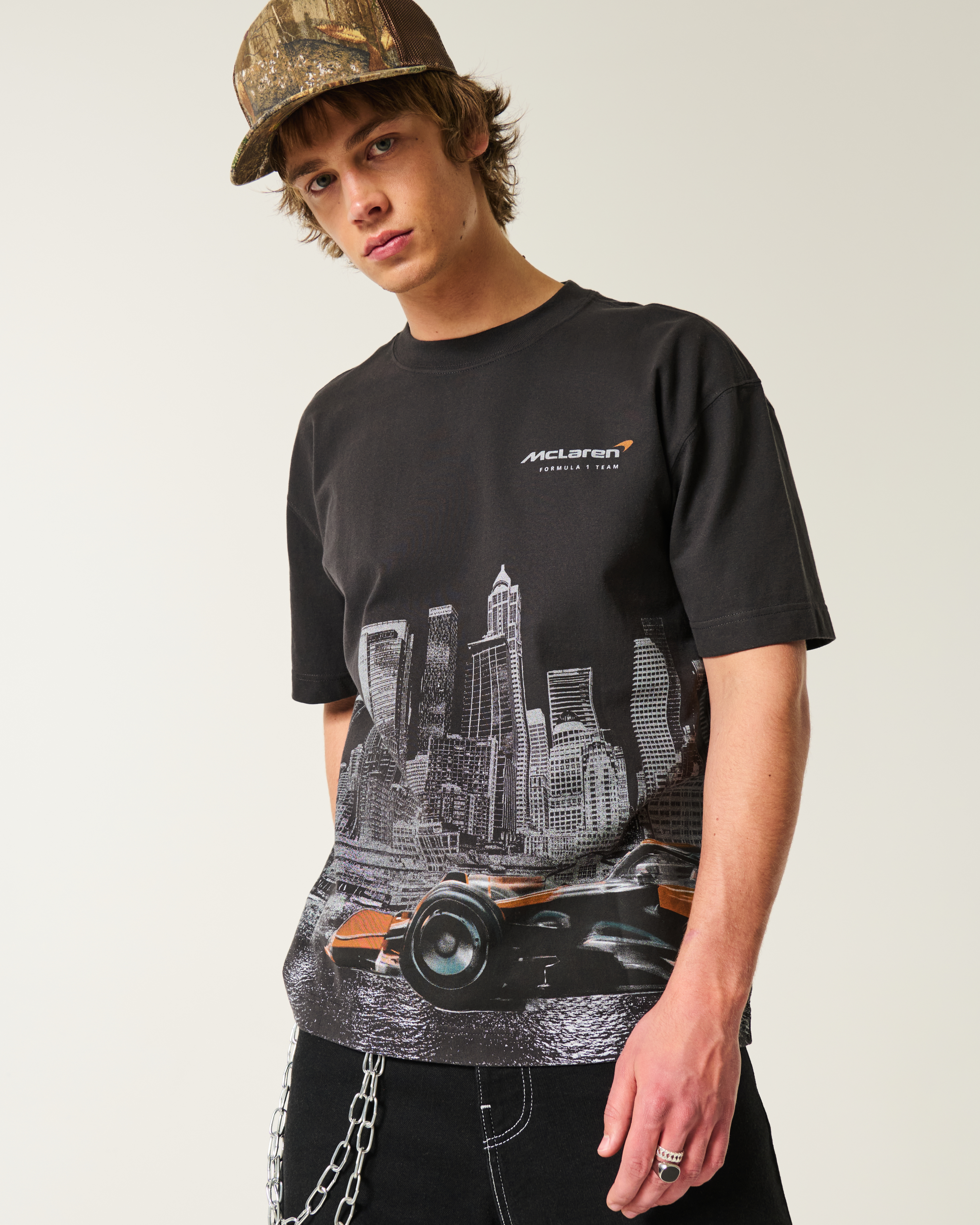 ★Hollister Co.★ボクシージョシュアツリーグラフィックTシャツ ☆Hollister Co.☆ボクシージョシュアツリーグラフィックTシャツ