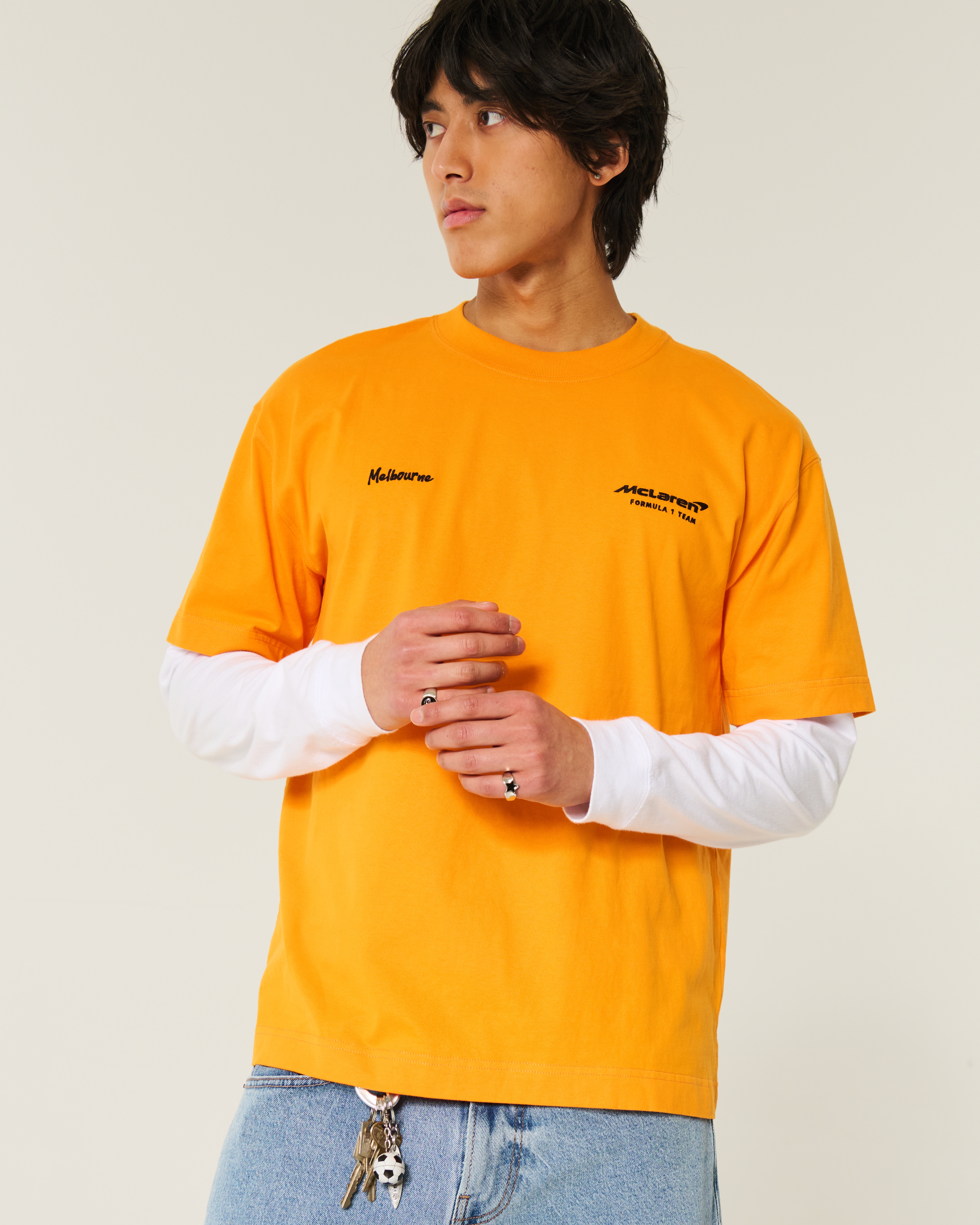 Boxy Heavyweight McLaren Graphic Tee