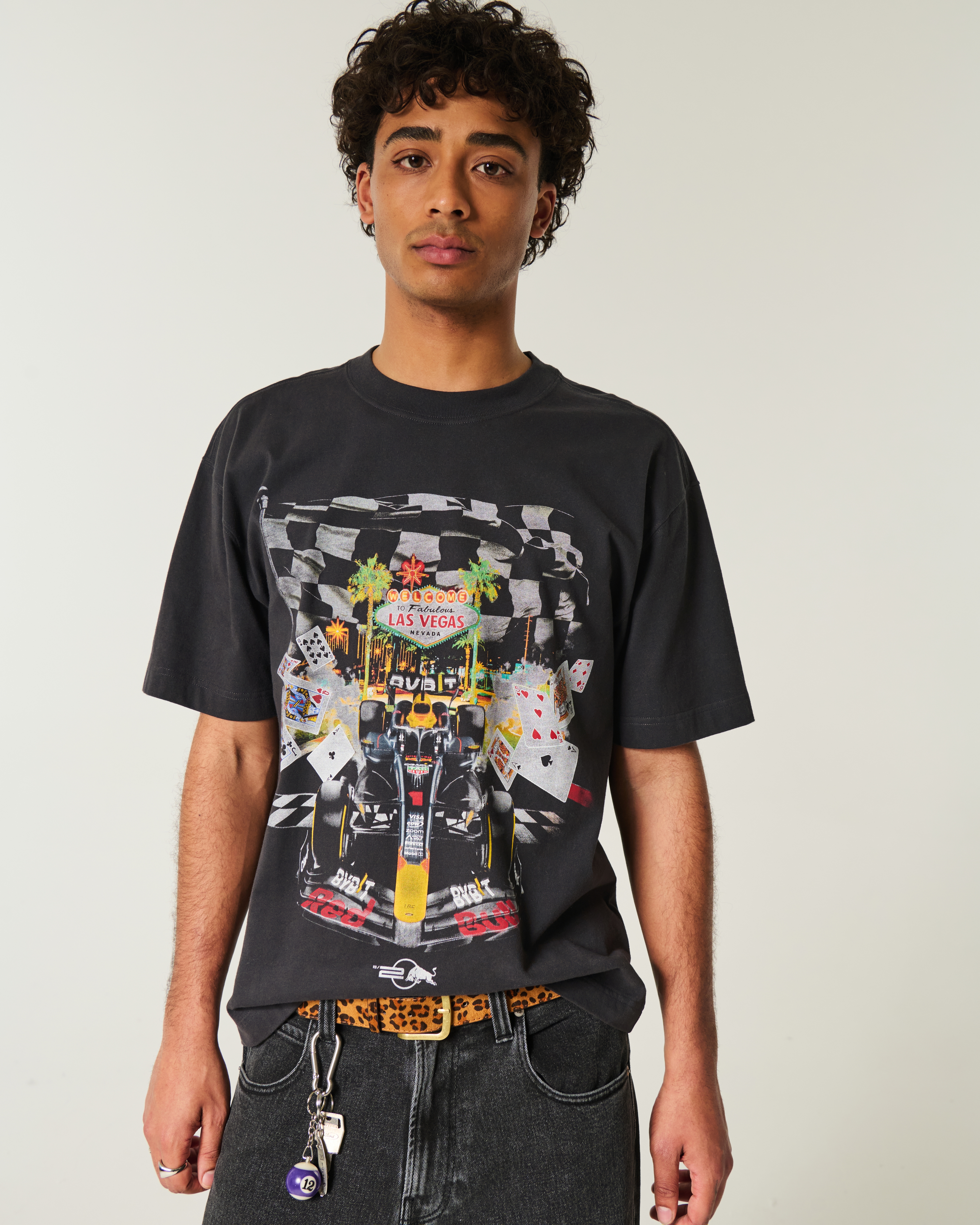 Boxy Heavyweight Oracle Red Bull Racing Graphic Tee
