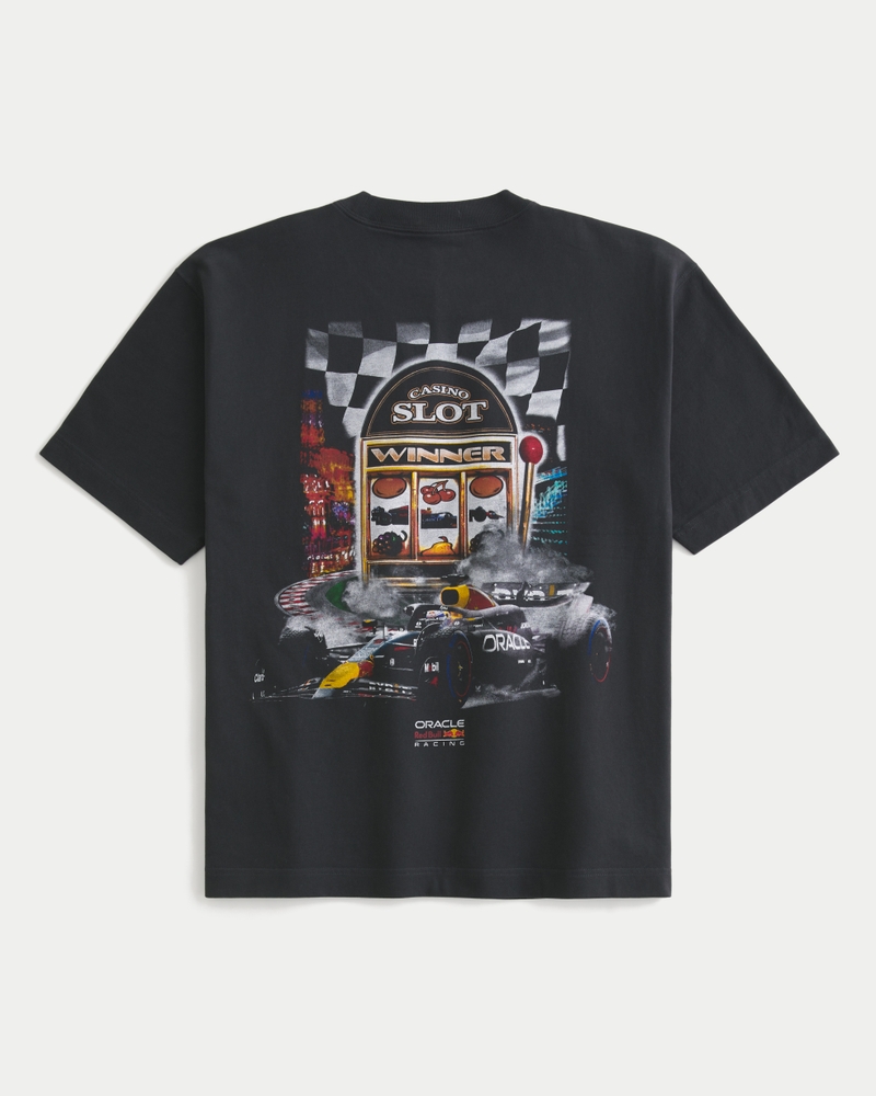 Men's Boxy Heavyweight Oracle Red Bull Racing Graphic Tee