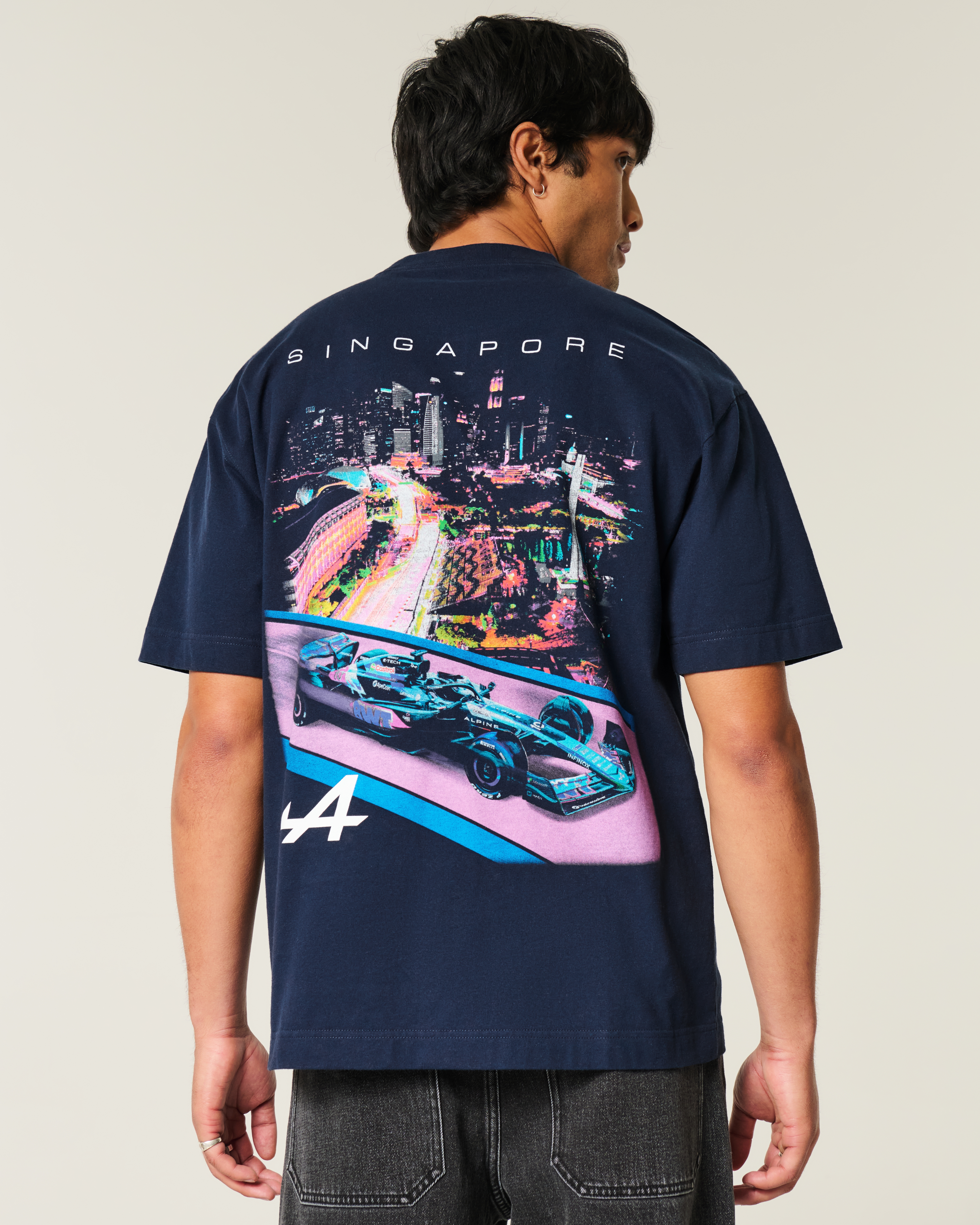 ★Hollister.co★BWT アルパイン グラフィック T シャツ Men's Boxy BWT Alpine Graphic Tee | Men's Graphics Shop