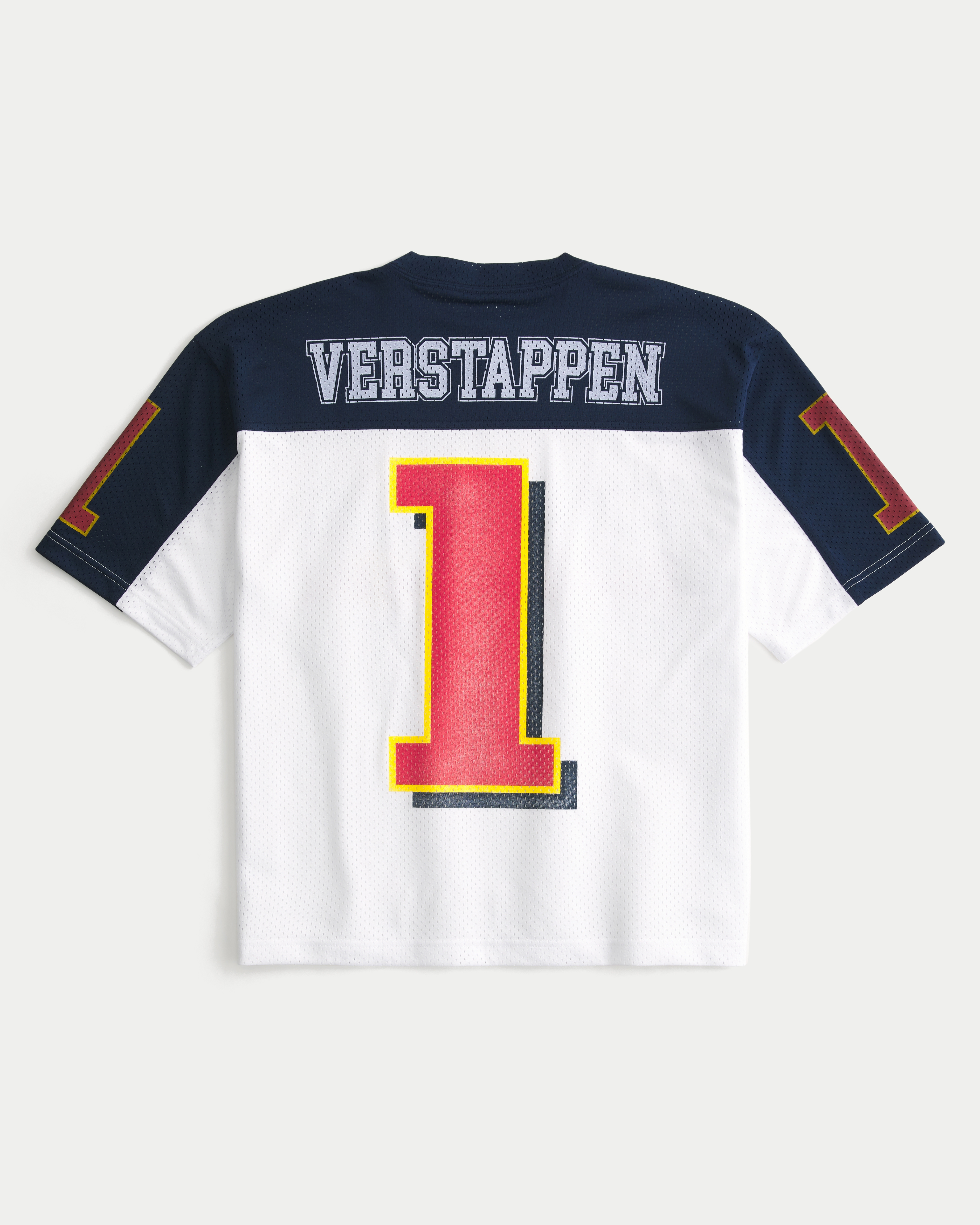 Boxy Crop Oracle Red Bull Graphic Jersey