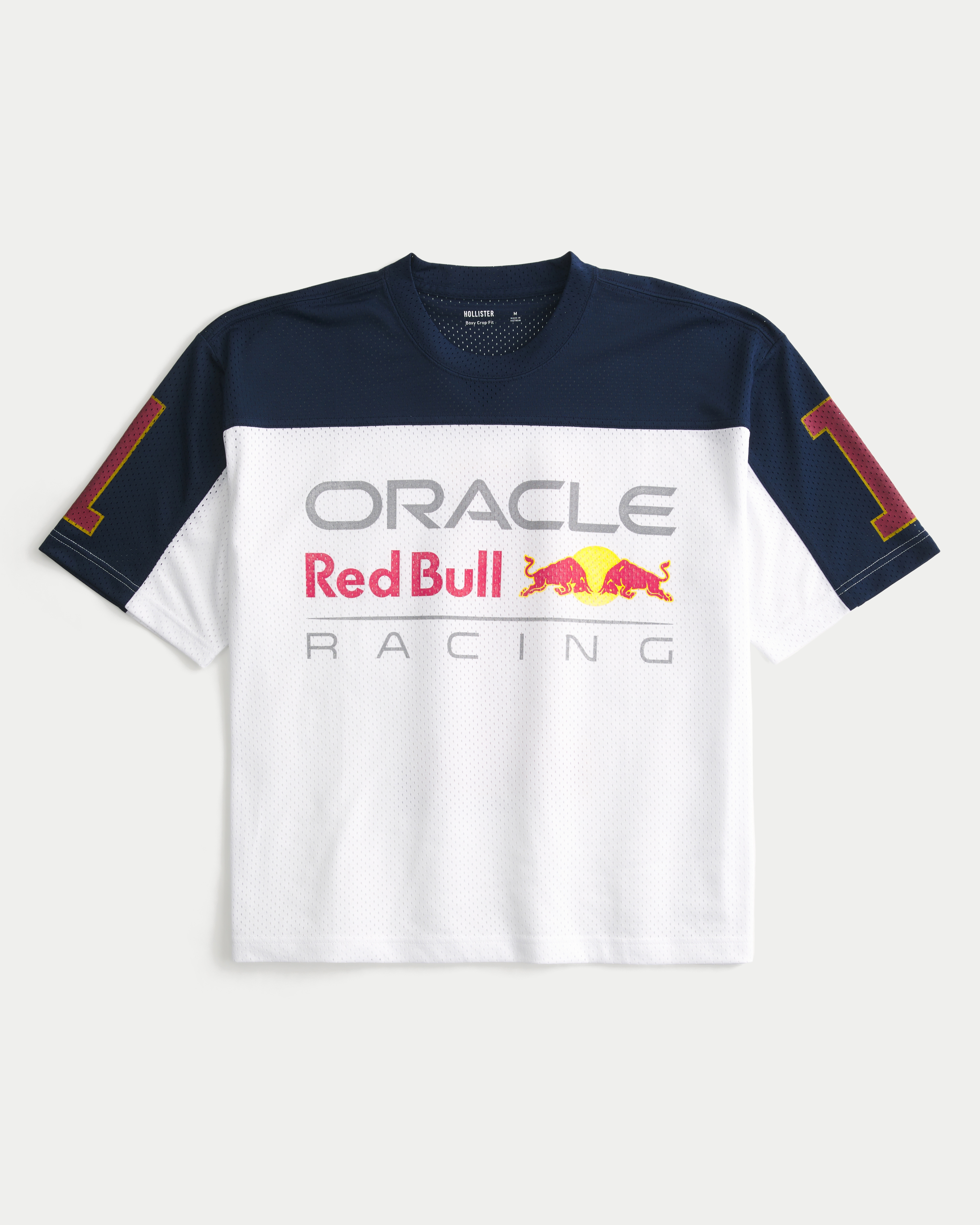 Men's Boxy Crop Oracle Red Bull Graphic Jersey | Men's
