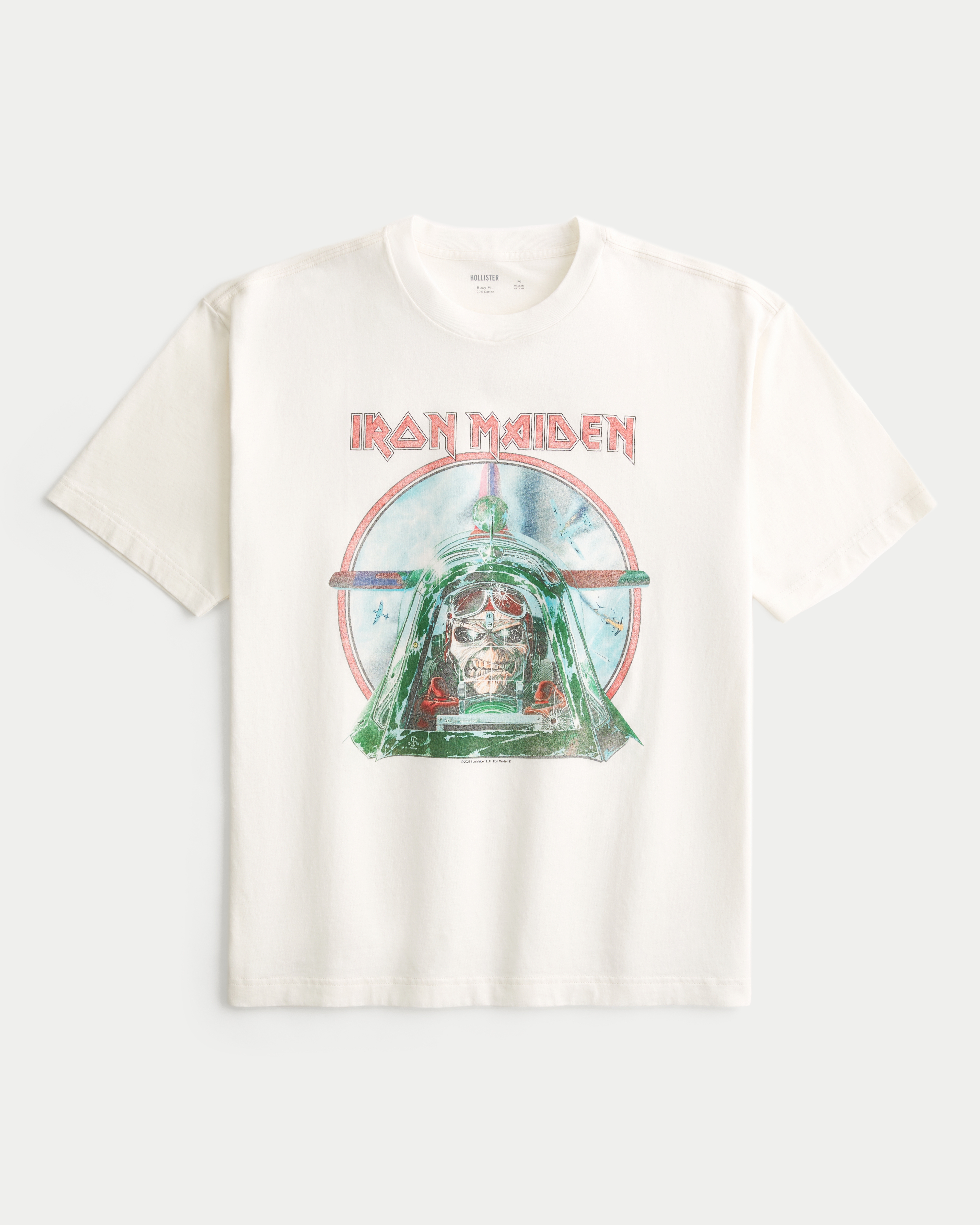 Boxy Iron Maiden Graphic Tee